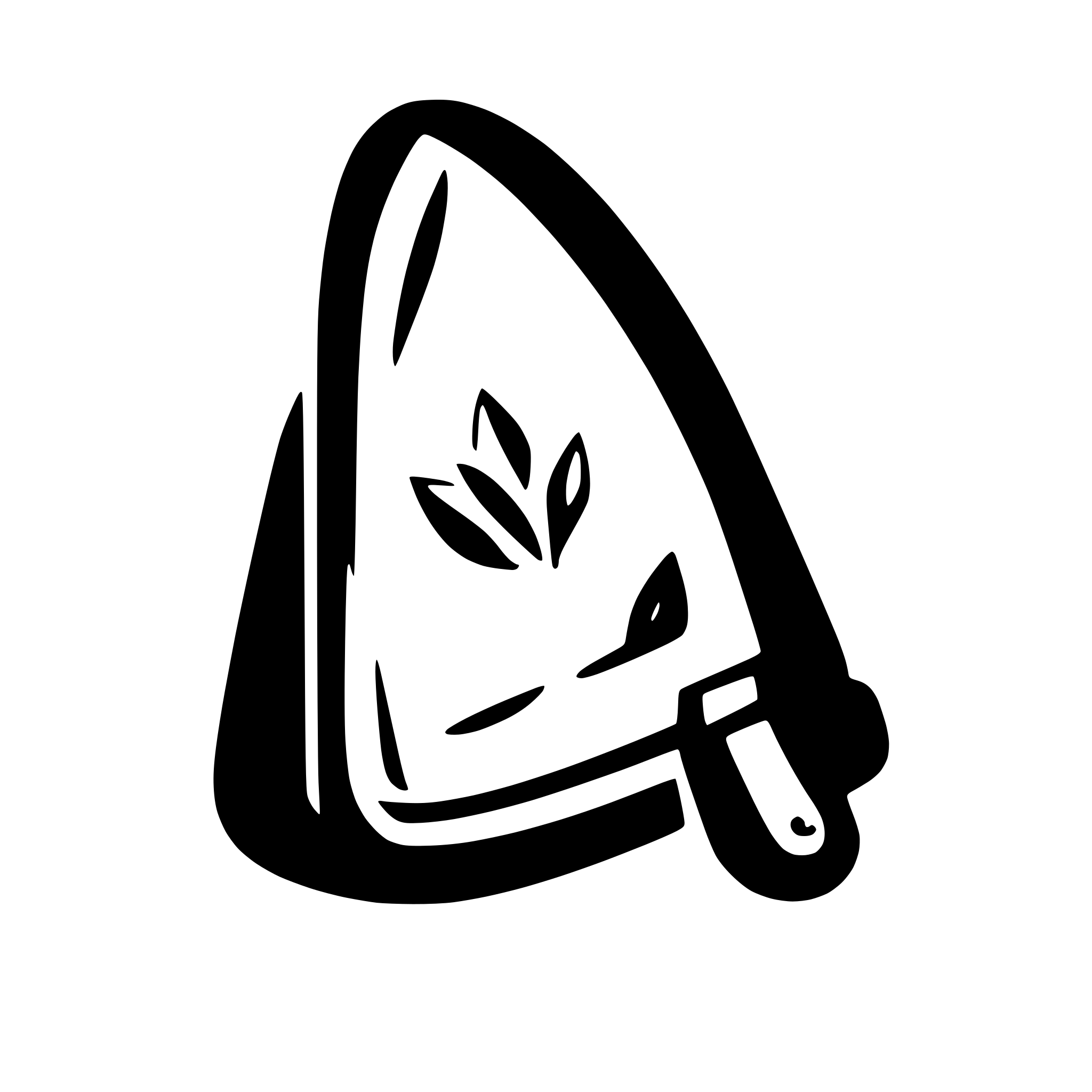 AI-generated SVG of a knife simple