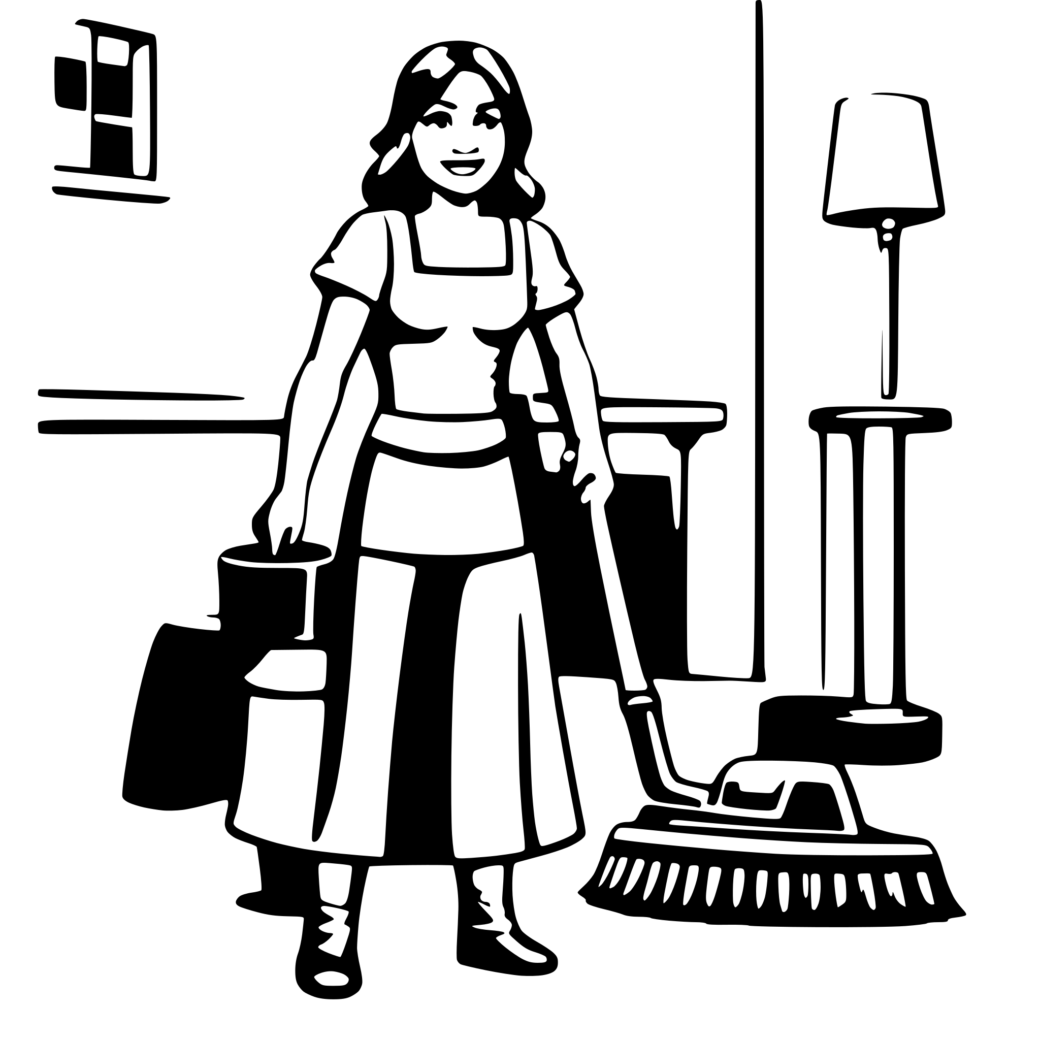 AI-generated SVG of 'Bbw woman carpet cleaner'