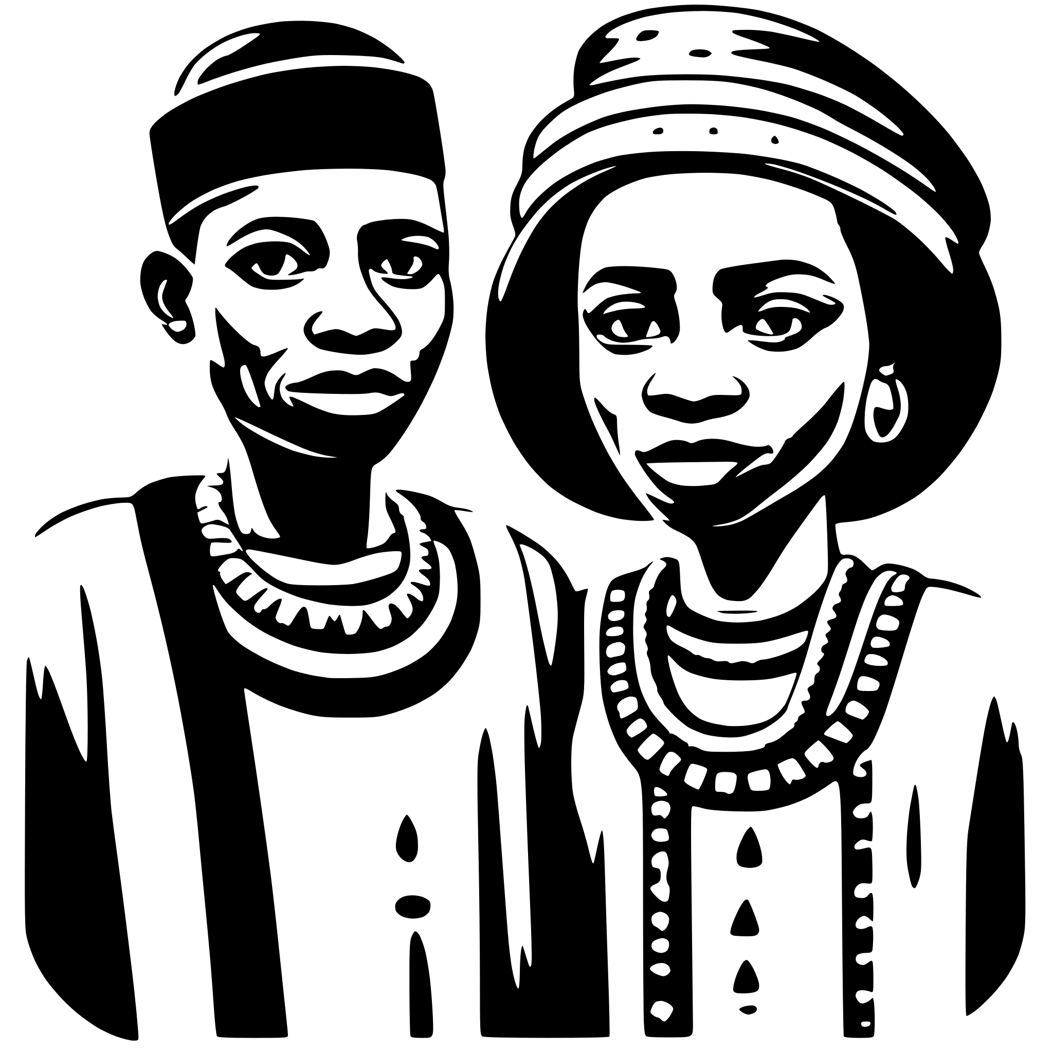 AI-generated SVG of 'igbo tribe'