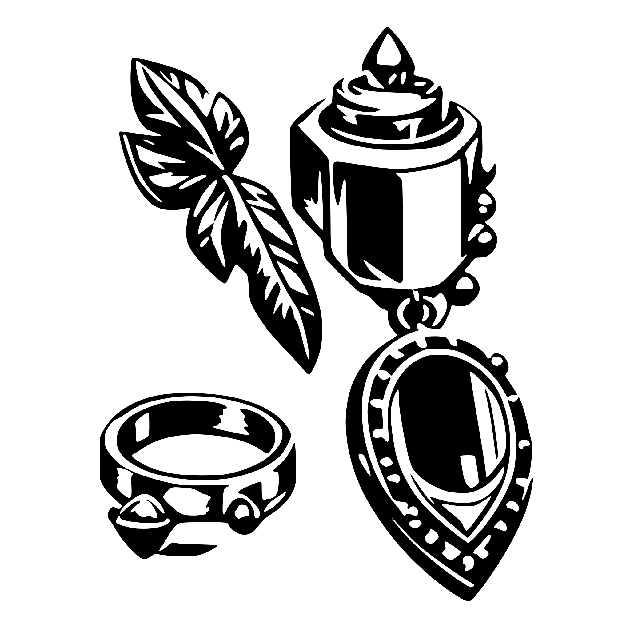 AI-generated SVG of a jewellery