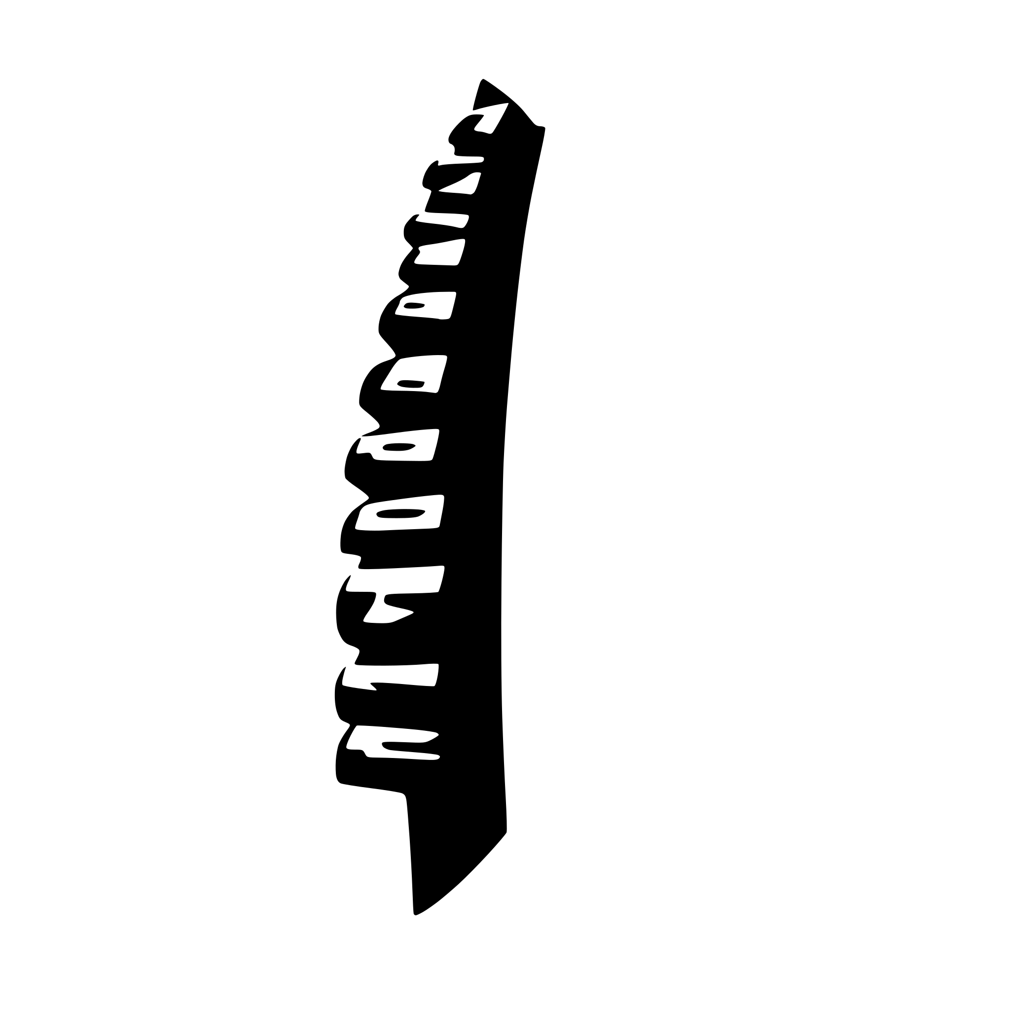 AI-generated SVG of a a backbone