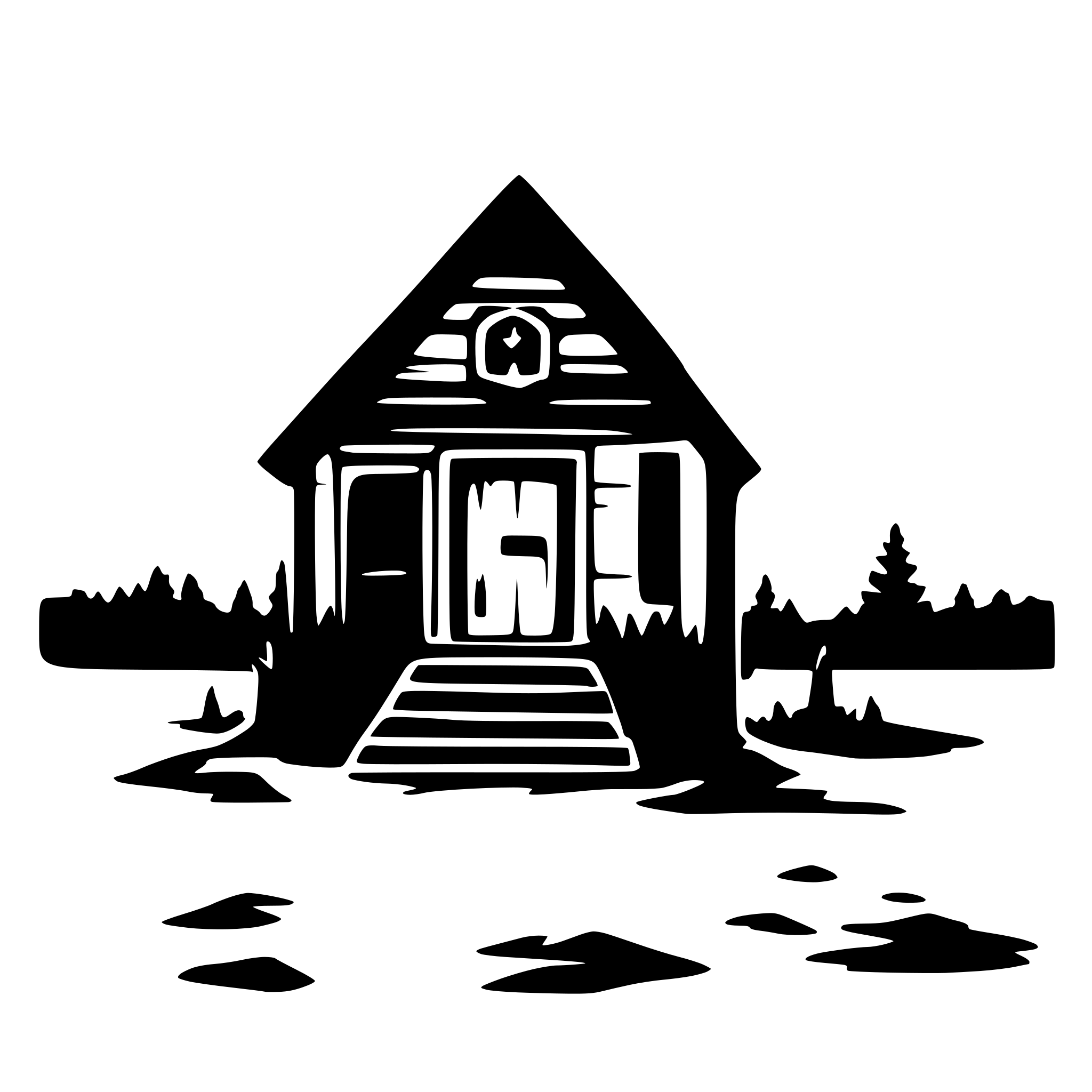 AI-generated SVG of a blair witch