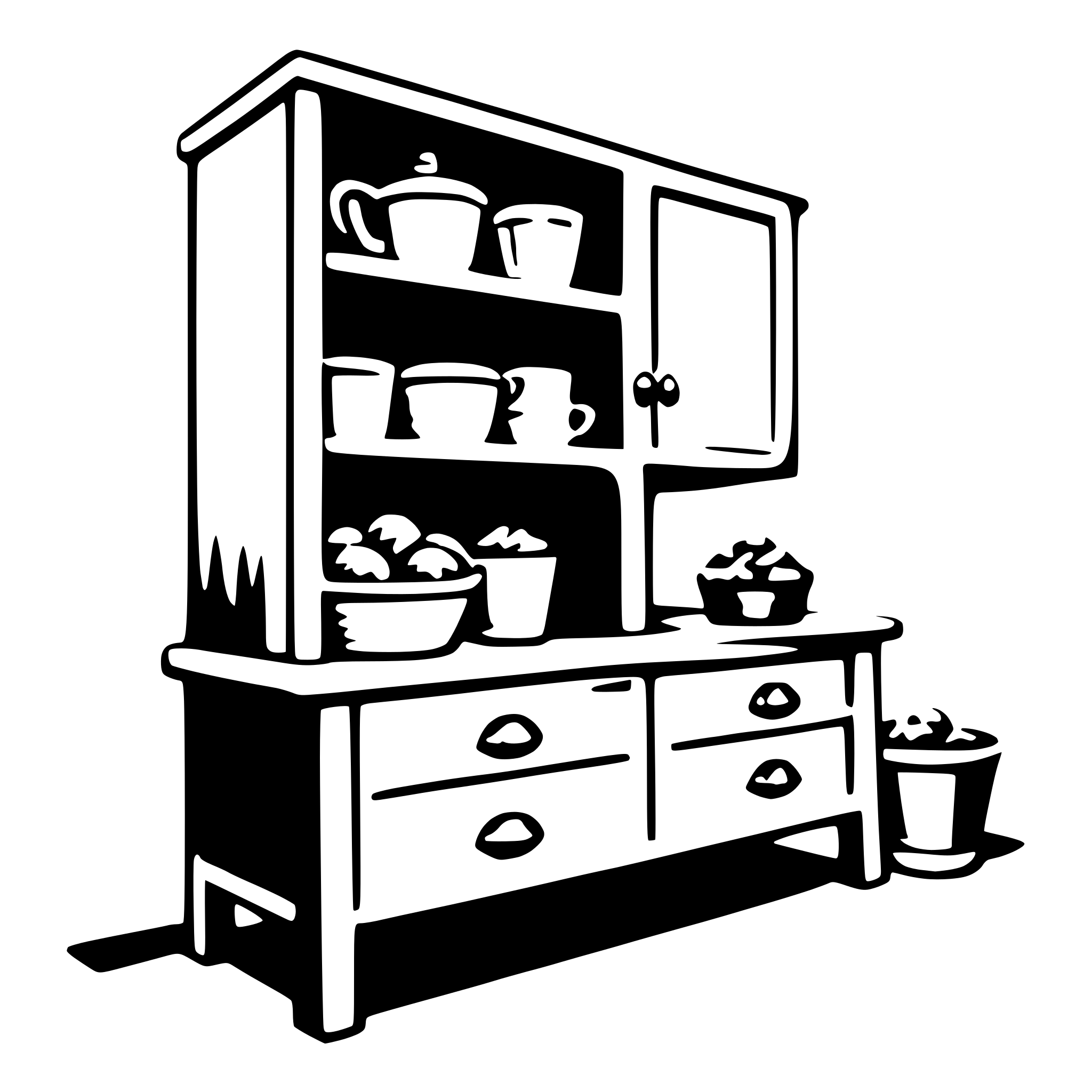 AI-generated SVG of 'hutch'