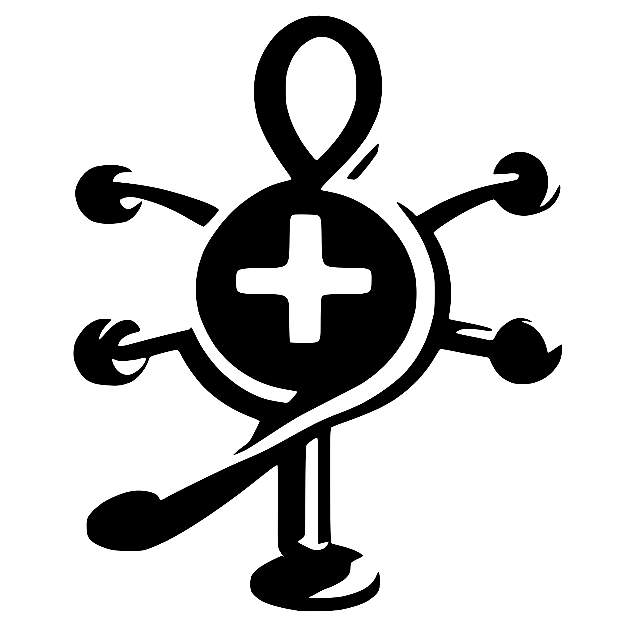 AI-generated SVG of a club + infinity signs