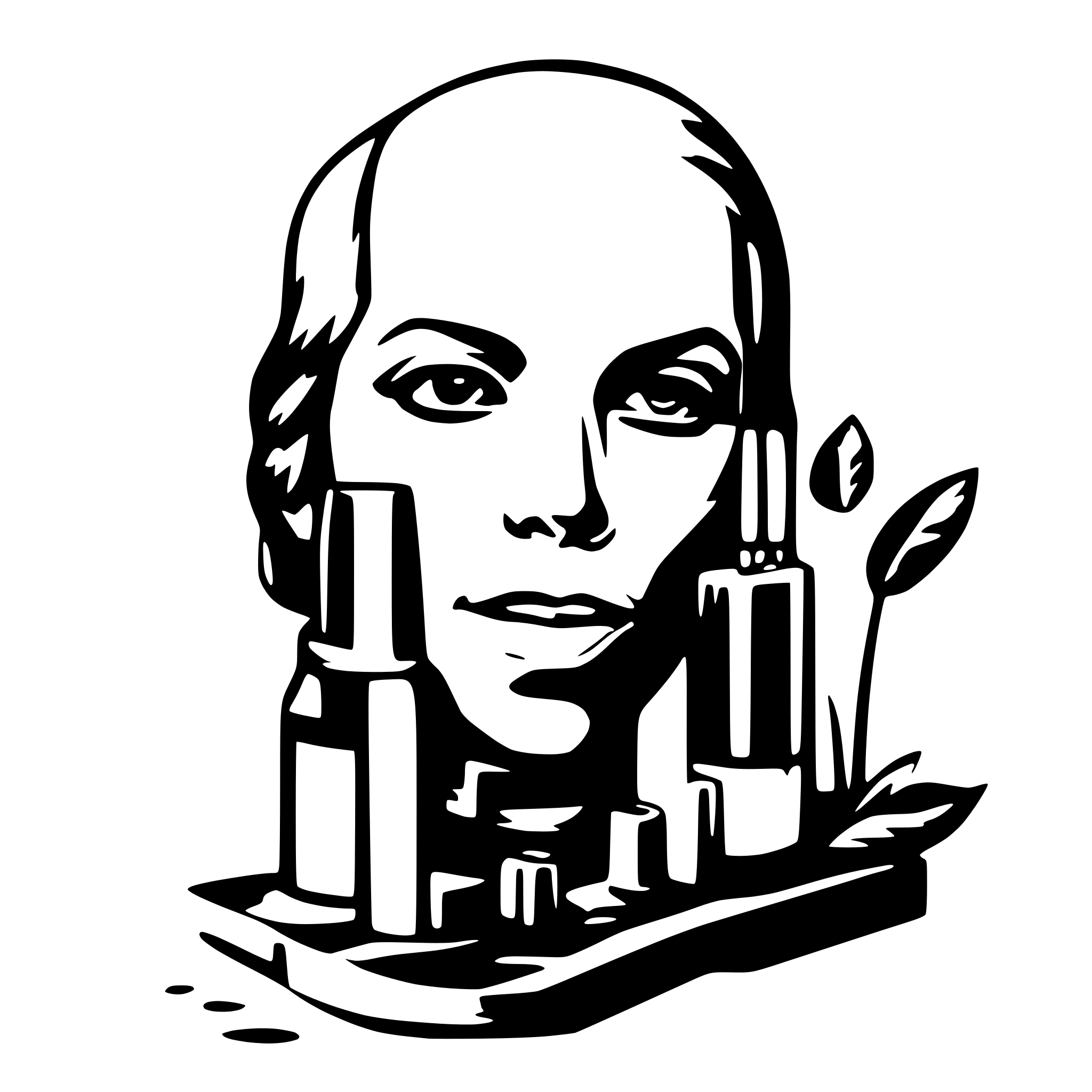 AI-generated SVG of a лазерная эпиляция