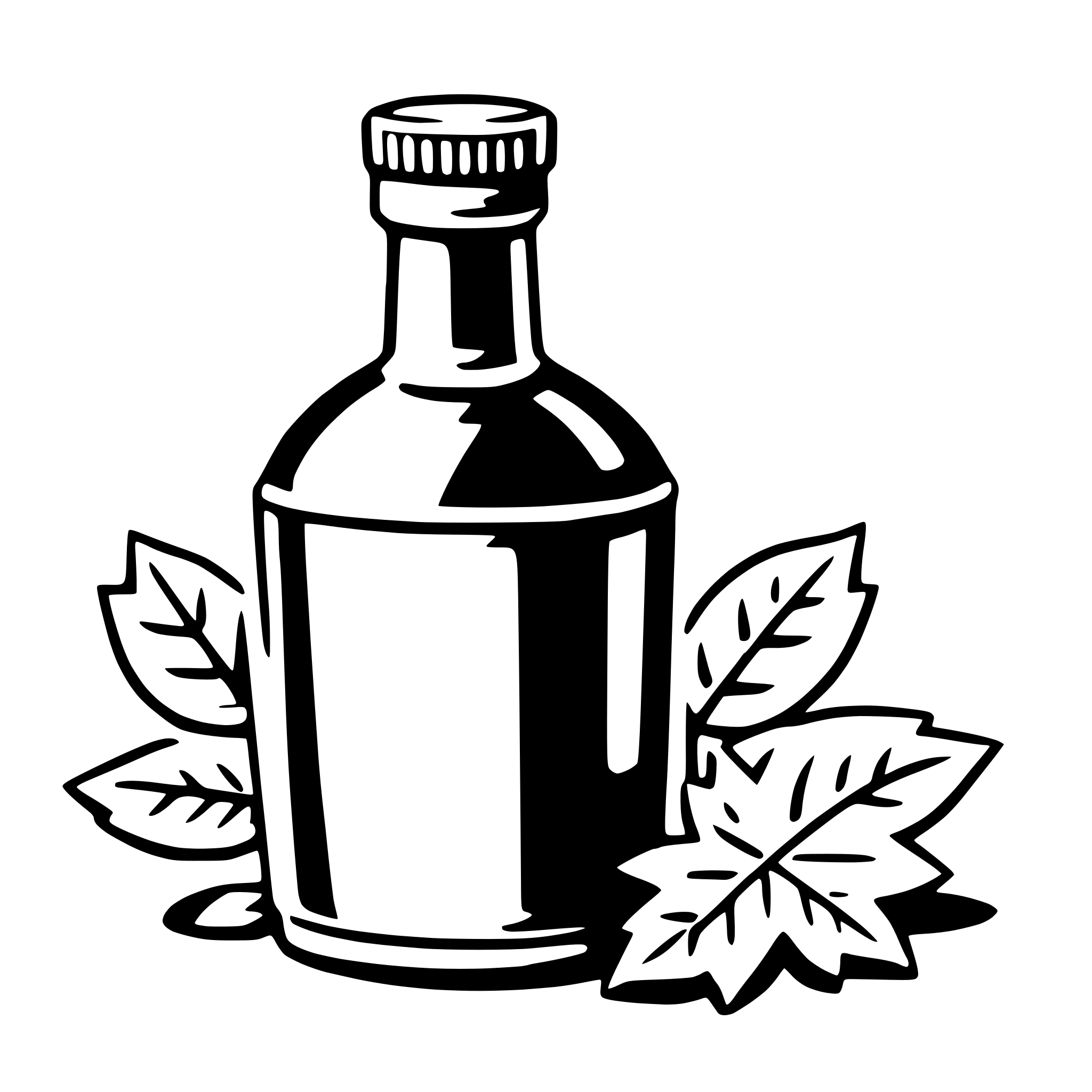 AI-generated SVG of 'maple syrup'