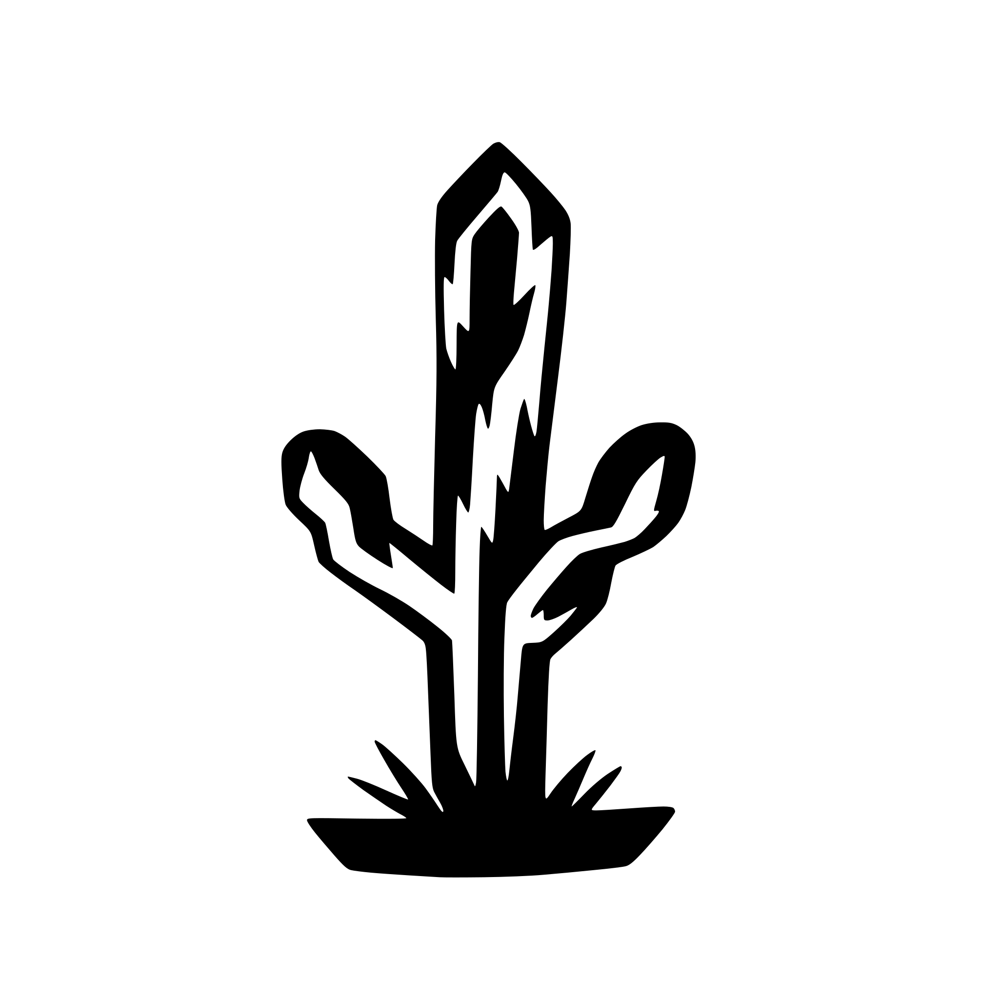 AI-generated SVG of a cactus in a desert landscape