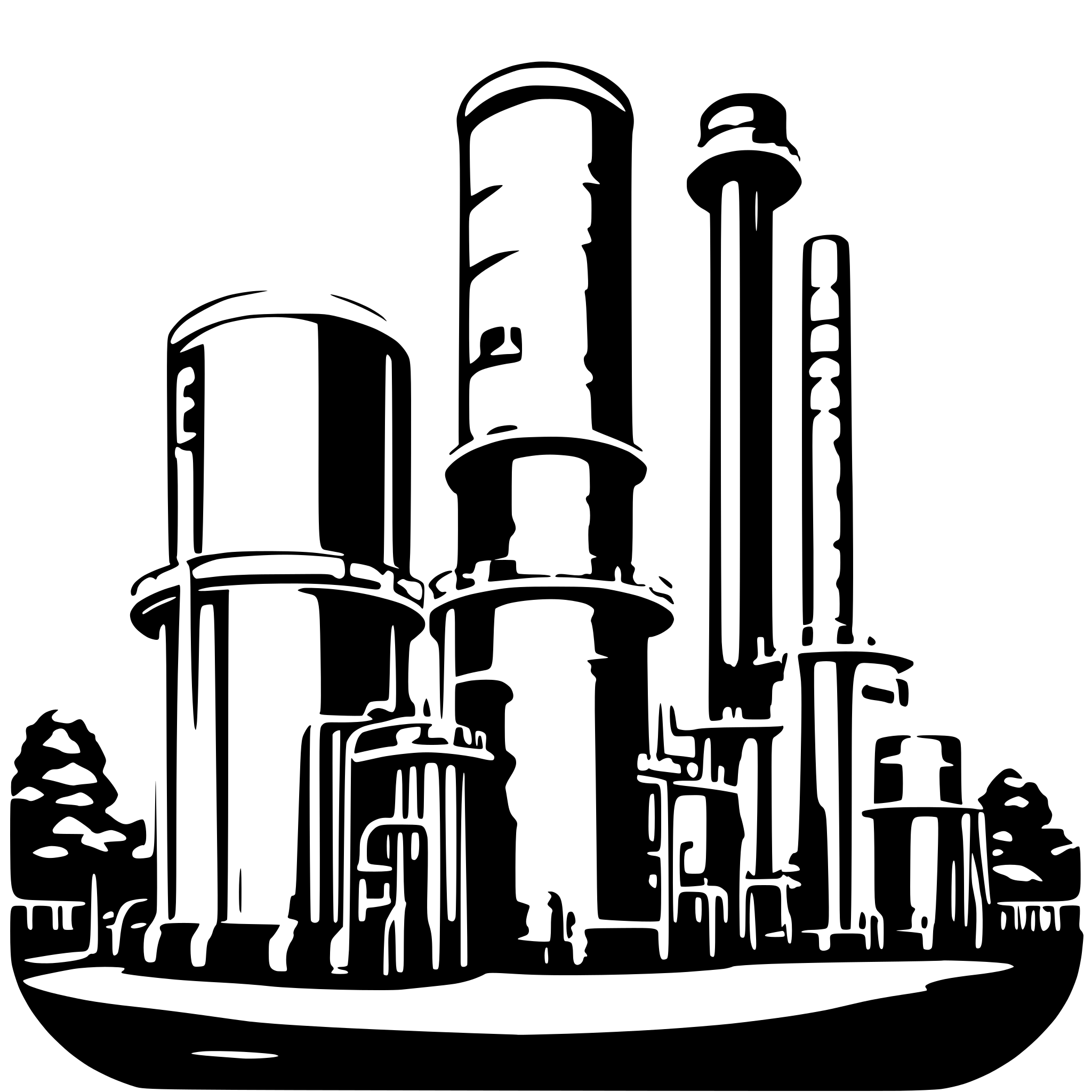 AI-generated SVG of 'ONLY 1 REACTOR IN REFINERY'