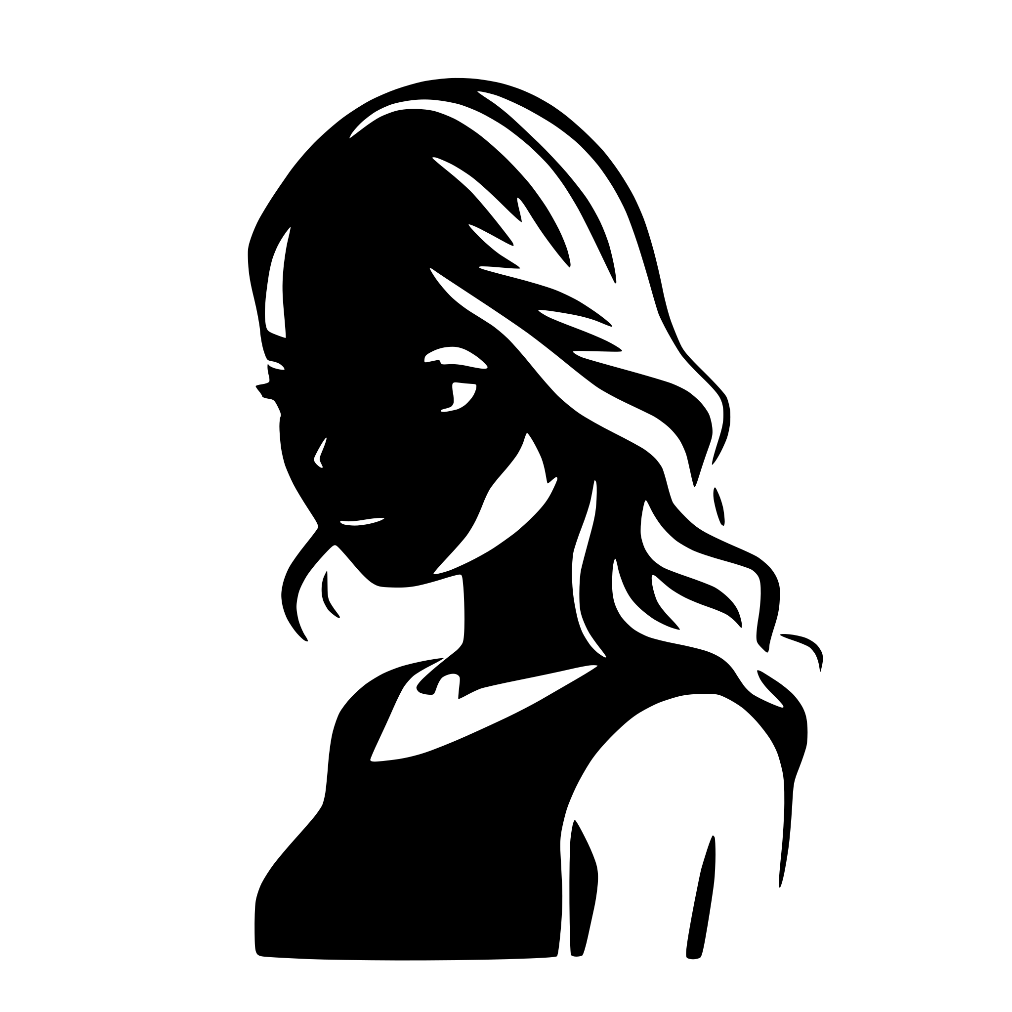 AI-generated SVG of a create a vector image with not too many details, monochrom, small waves