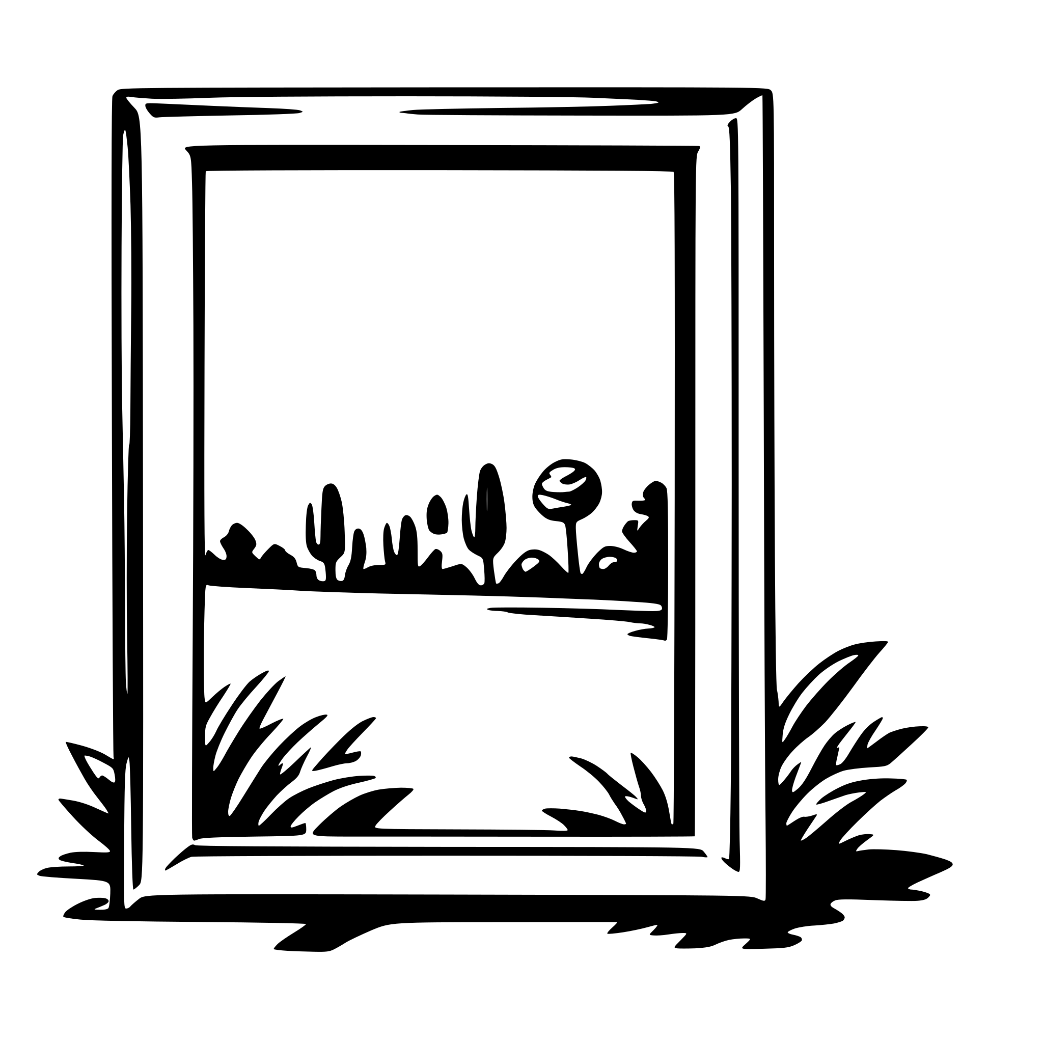 AI-generated SVG of 'picture frame'
