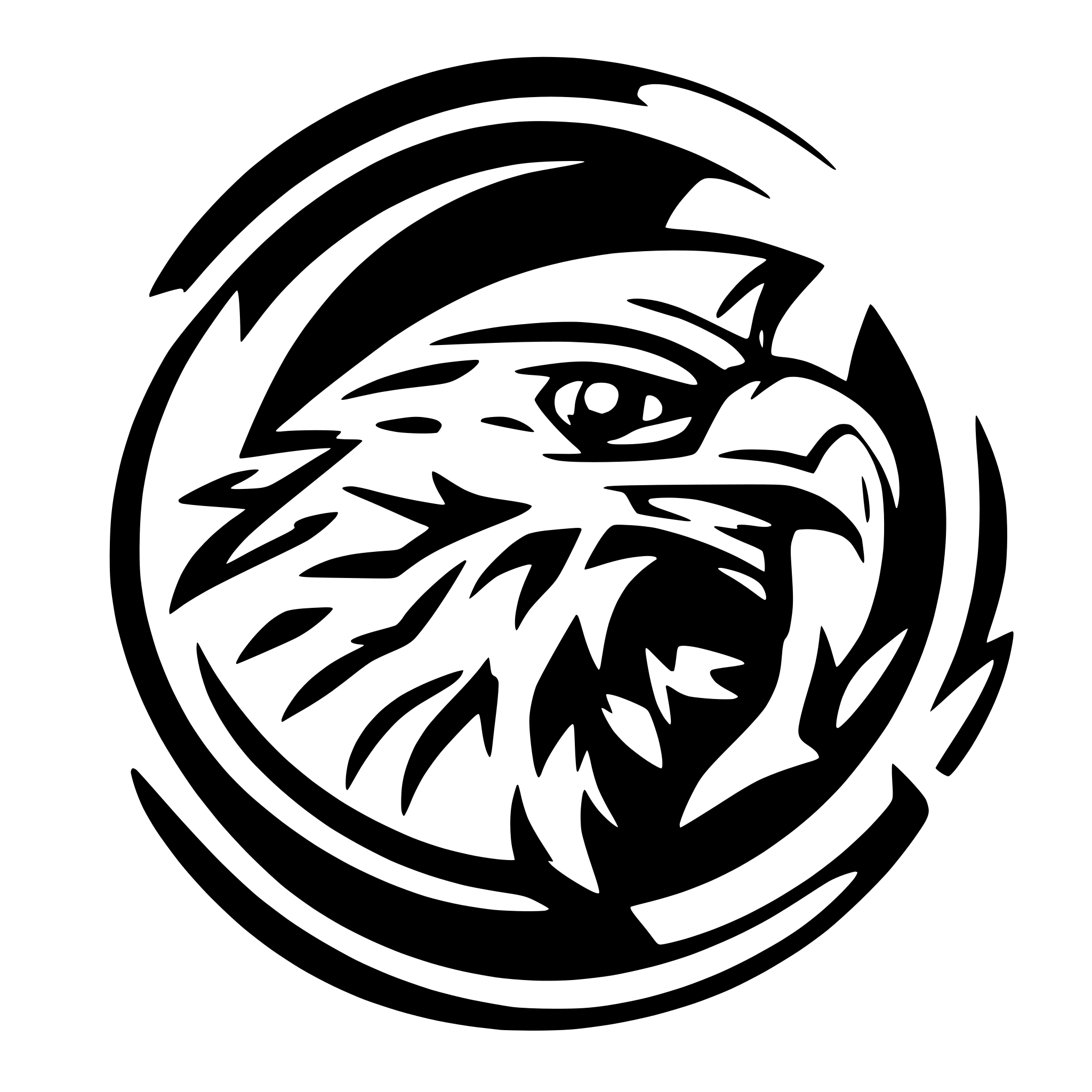AI-generated SVG of a a Falcon especial forces style