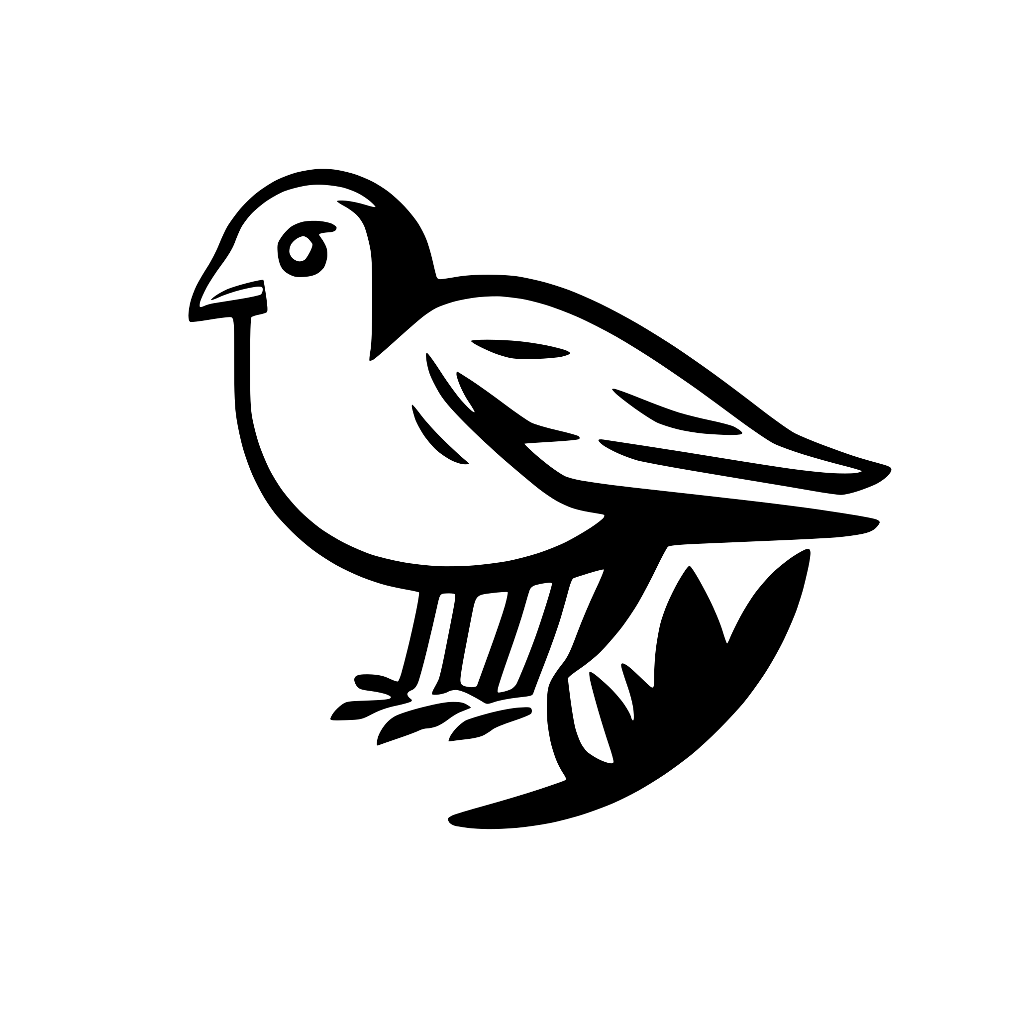 AI-generated SVG of a Bird