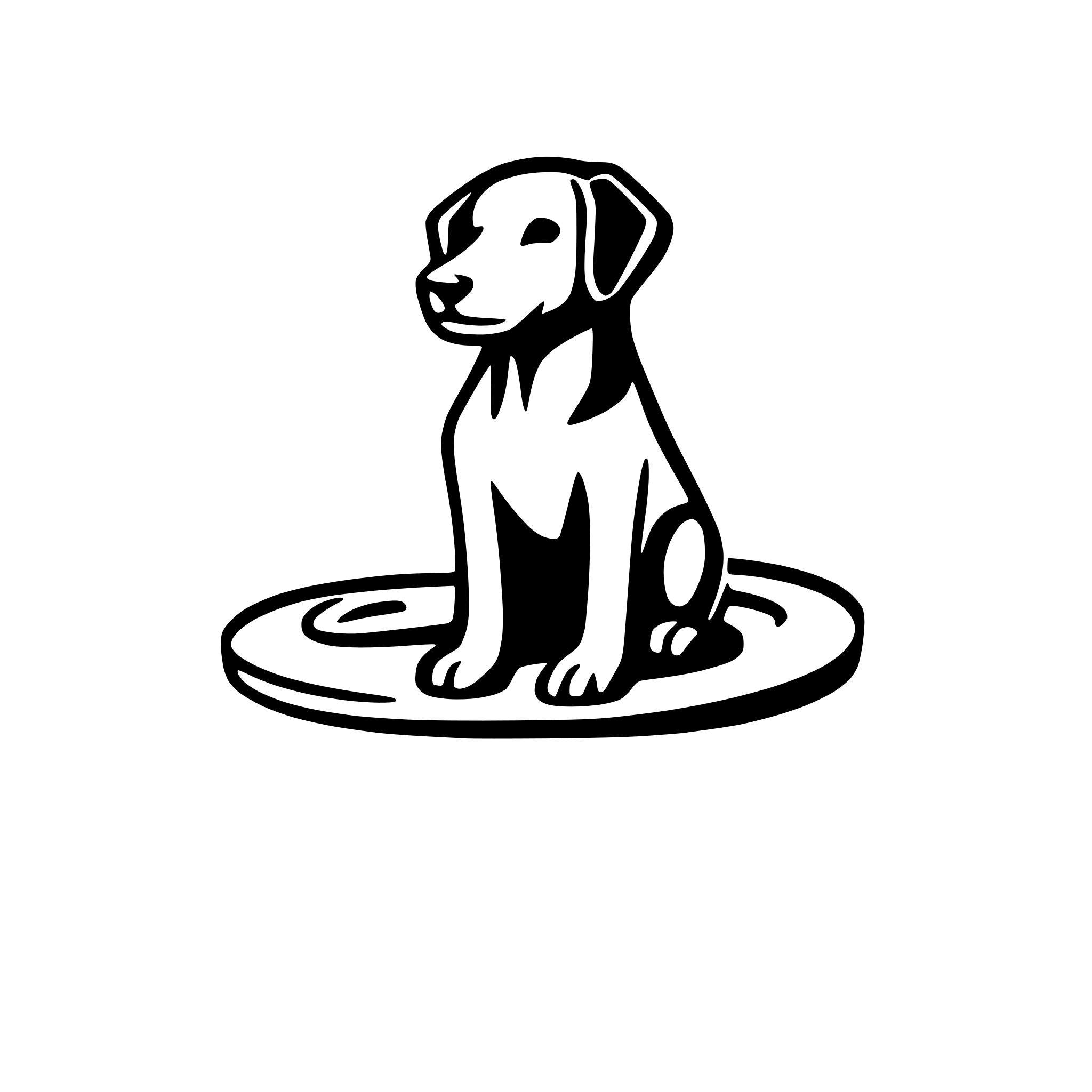 AI-generated SVG of a A clean, minimalist logo showing a dog silhouette sitting on a large Cyprus contour. The design uses 1-2 colors, emphasizing simplicity, regional identity, and hope, ideal for a stray dog adoption website. AI-generated SVG of a A clean, minimalist logo showing a dog silhouette sitting on a large Cyprus contour. The design uses 1-2 colors, emphasizing simplicity, regional identity, and hope, ideal for a stray dog adoption website.