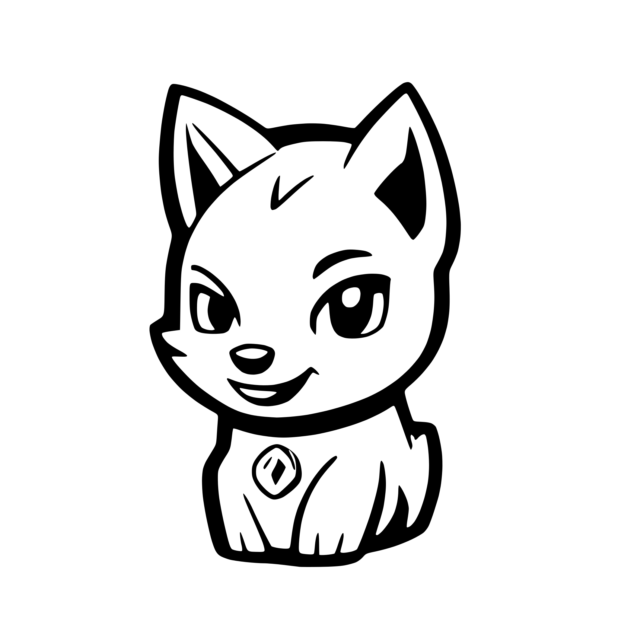 AI-generated SVG of 'krypto'