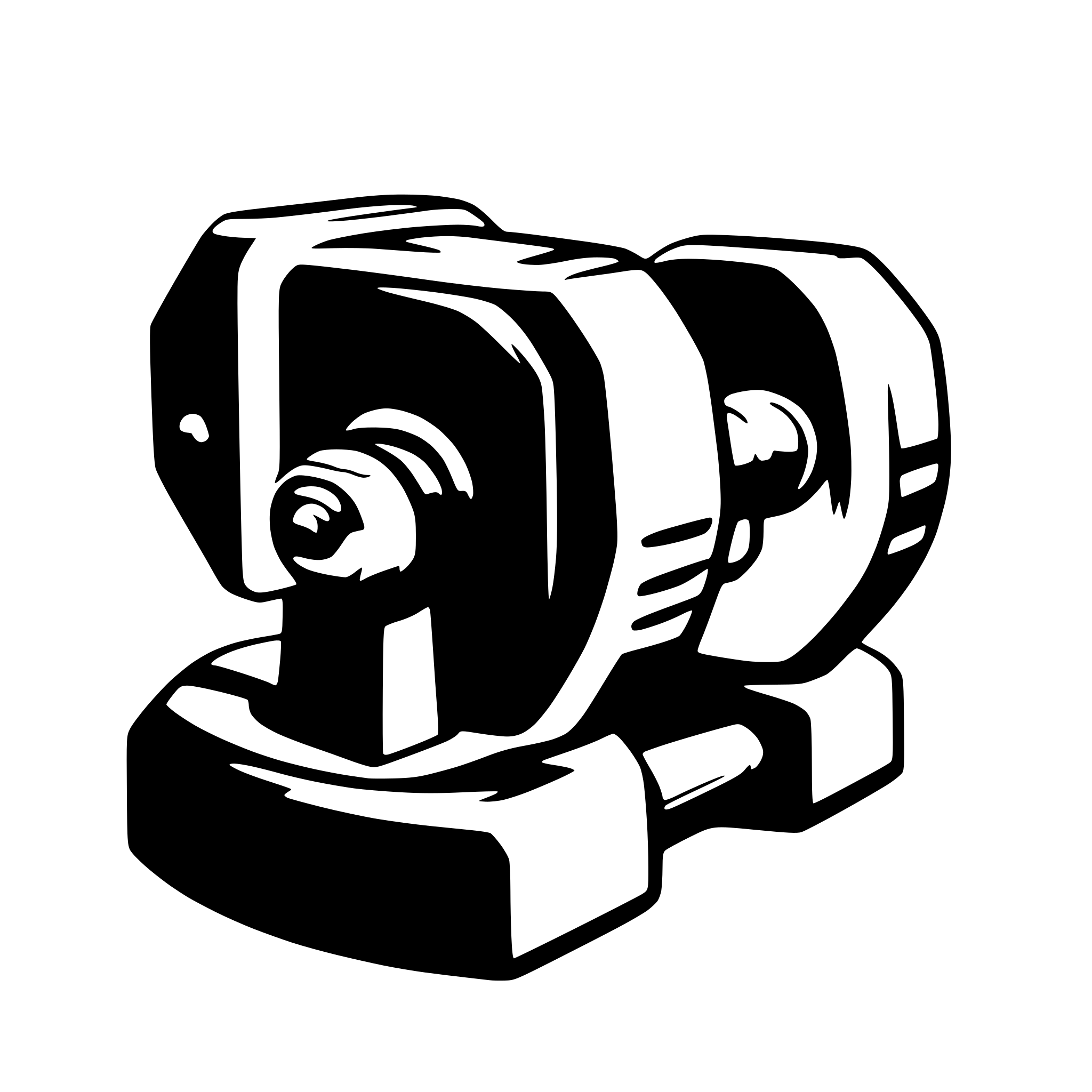 AI-generated SVG of a dumbbell