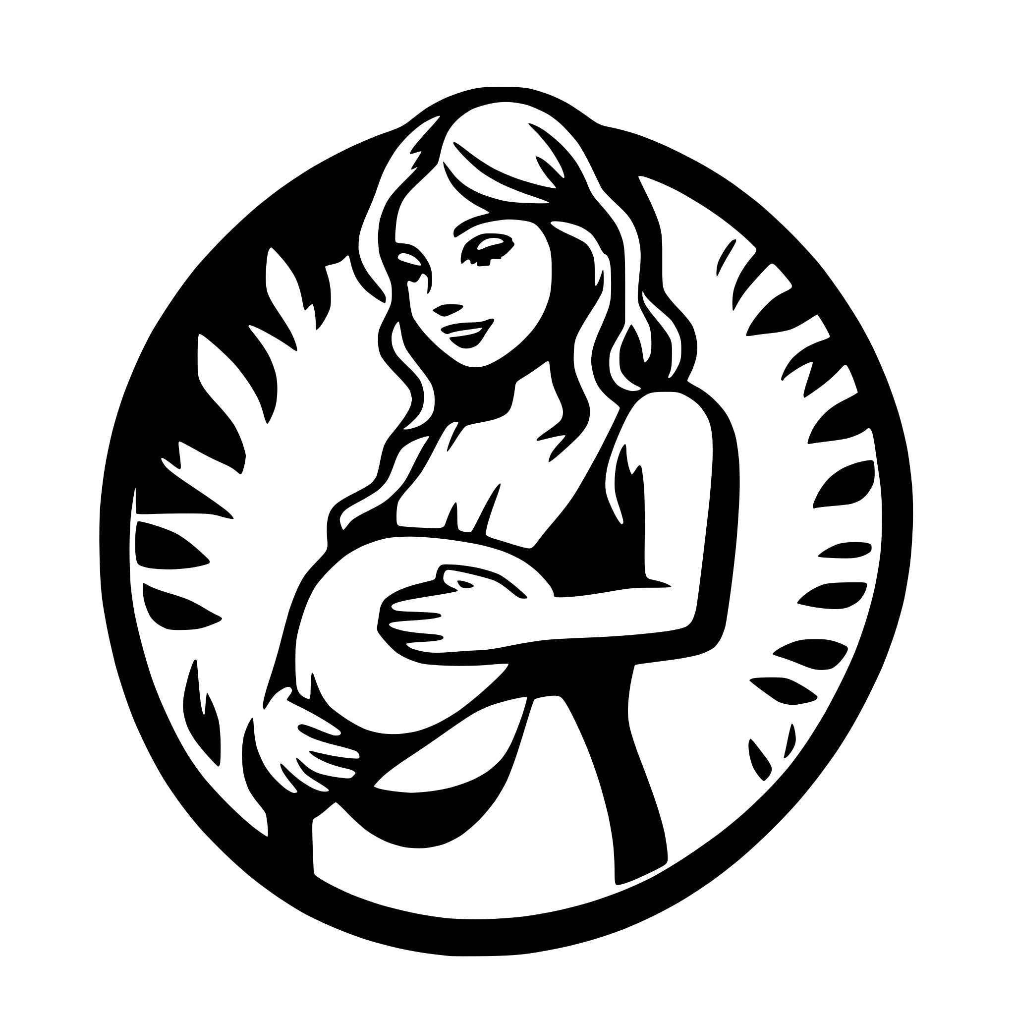 AI-generated SVG of 'pregnant woman support'