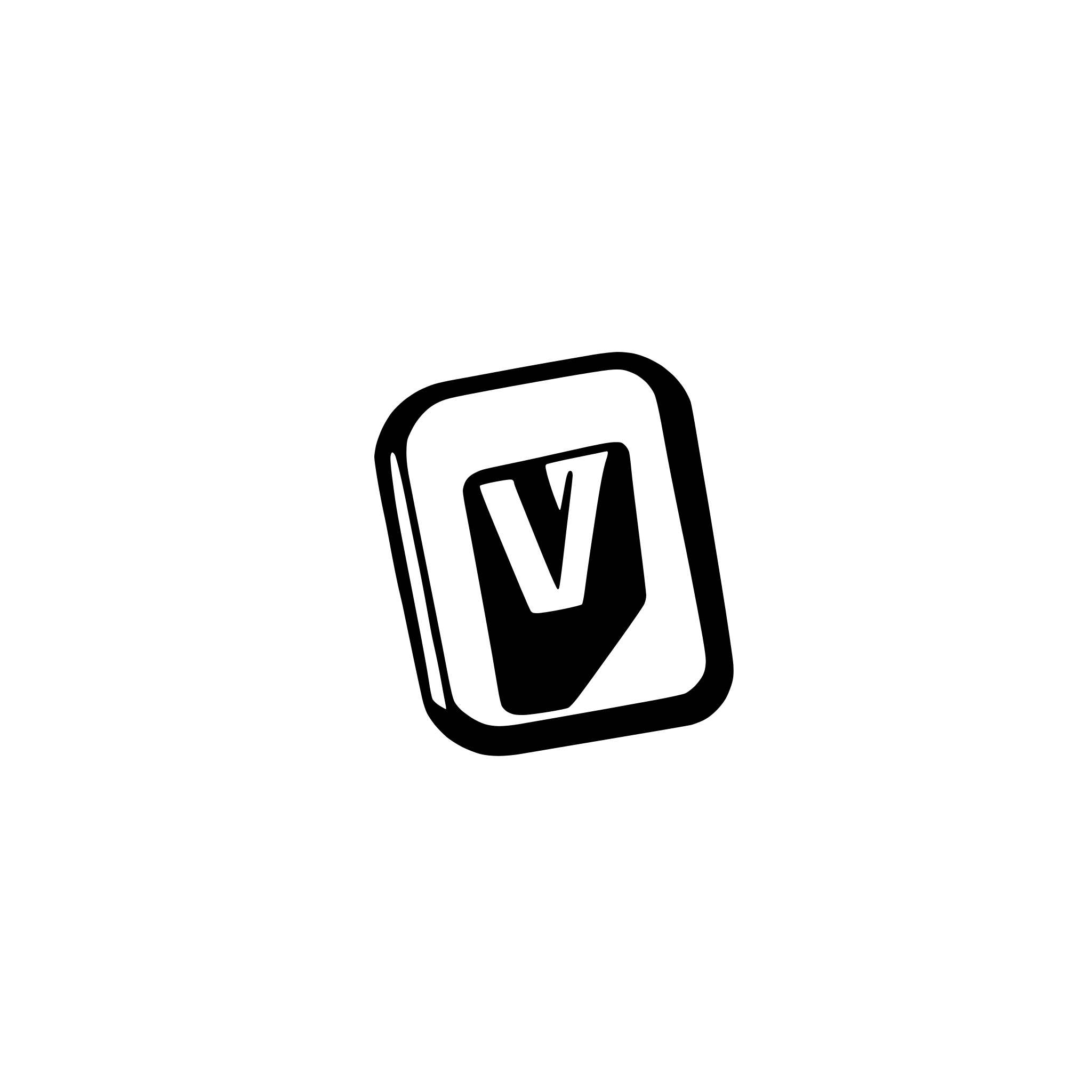 AI-generated SVG of a large letter V