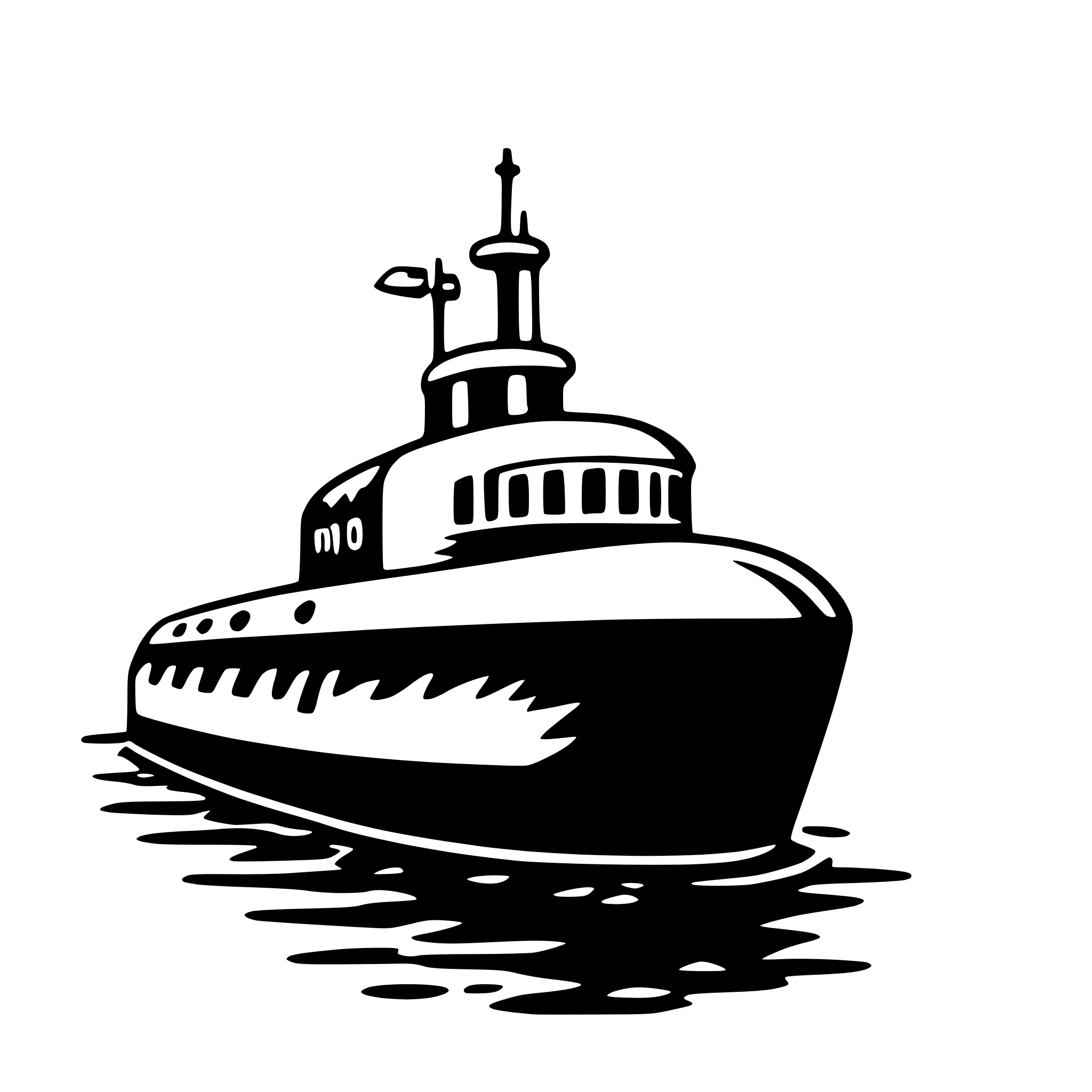 AI-generated SVG of a submarine