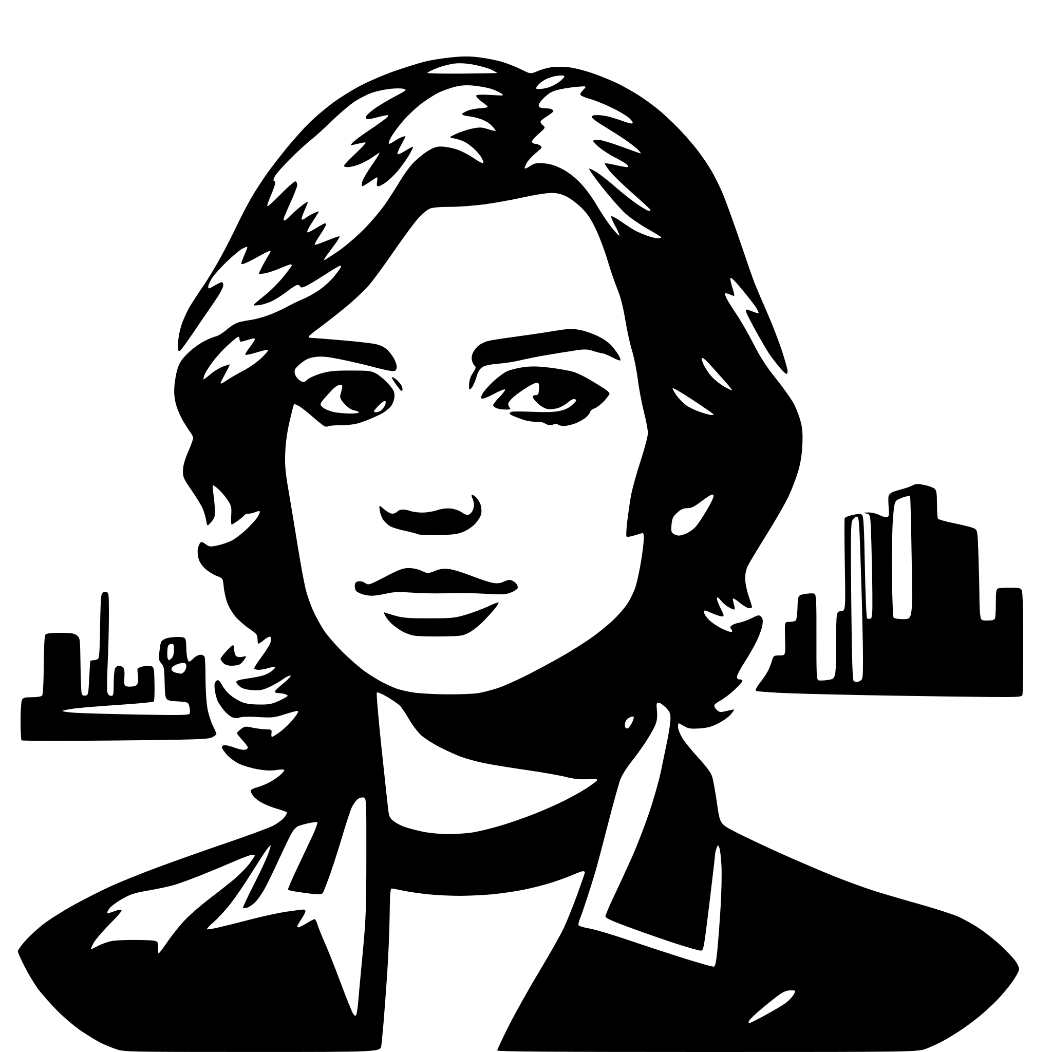 AI-generated SVG of a Michael Pearson
