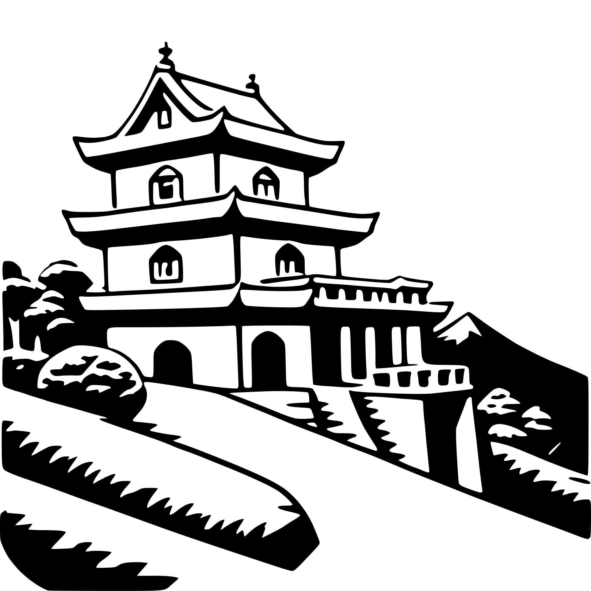 AI-generated SVG of 'kiyomizu-dera'