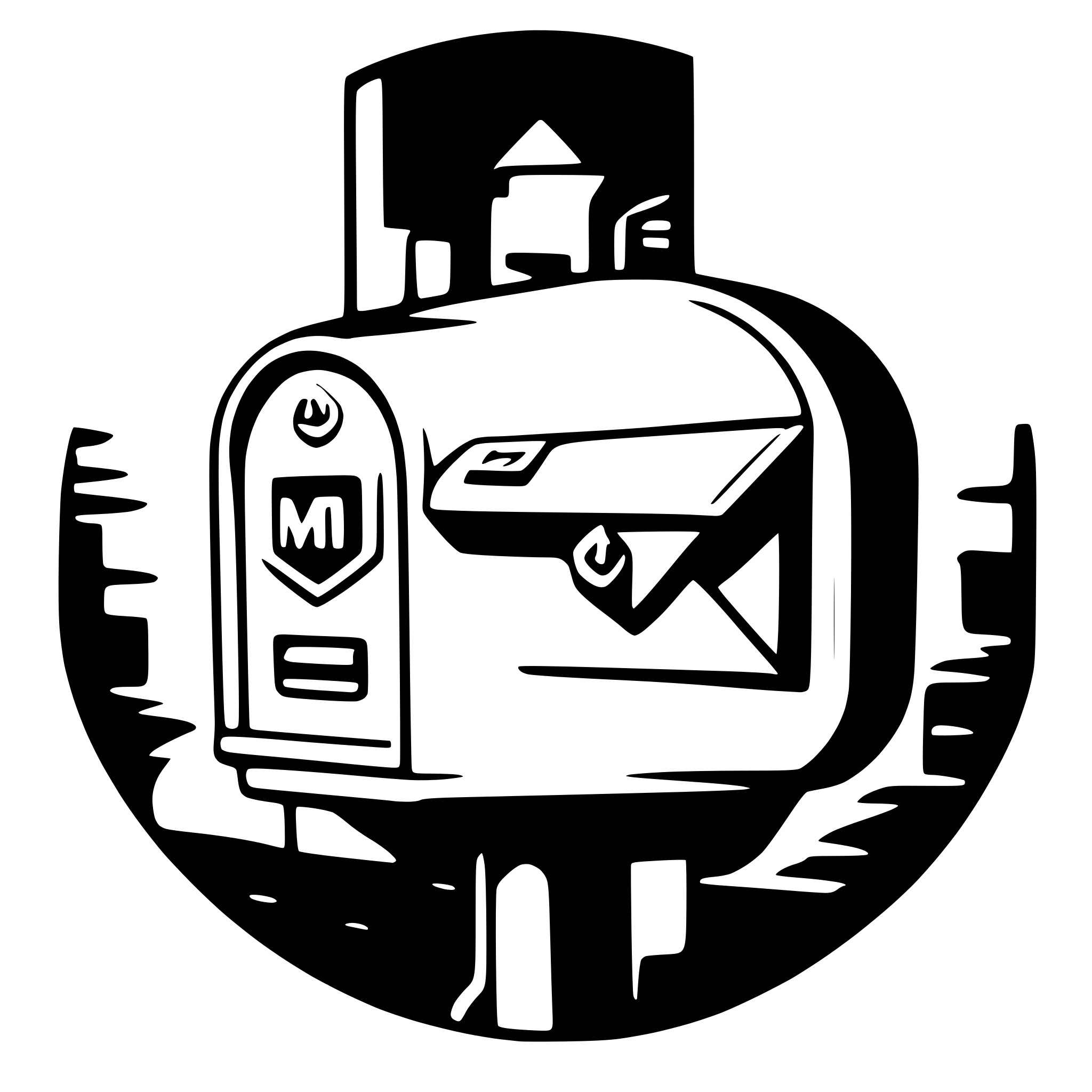 AI-generated SVG of a mail dashboard