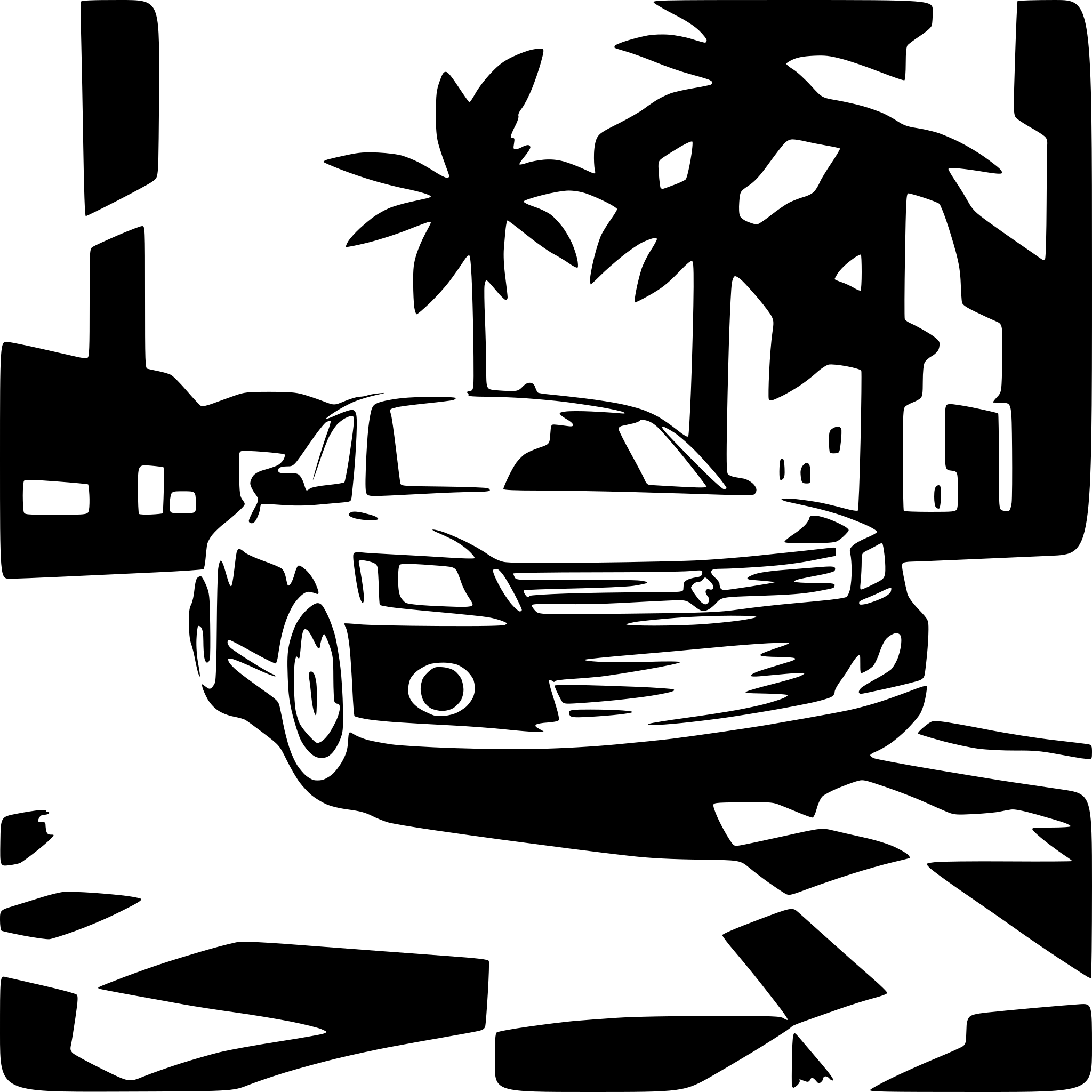 AI-generated SVG of a 2D front of car