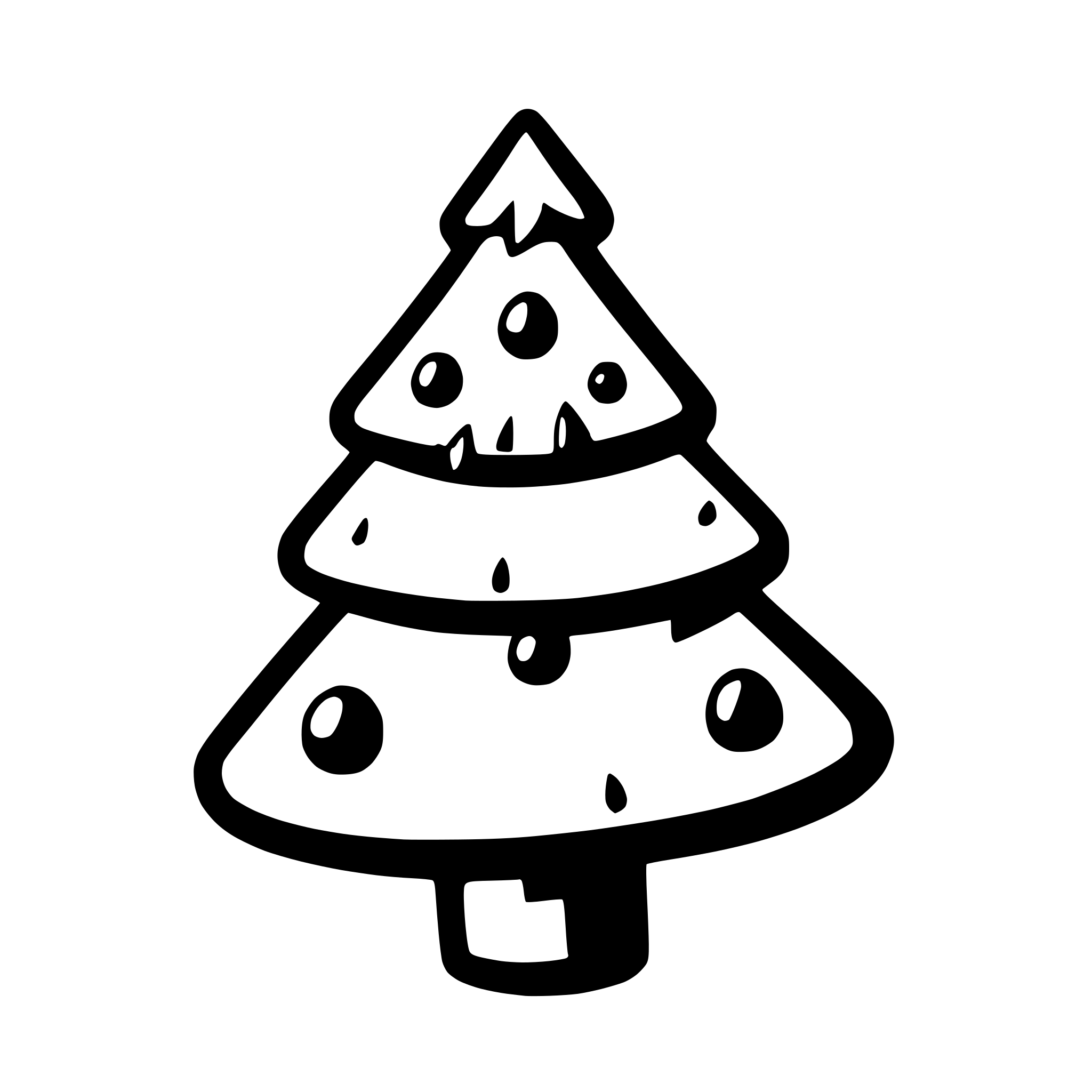 AI-generated SVG of a Christmas tree