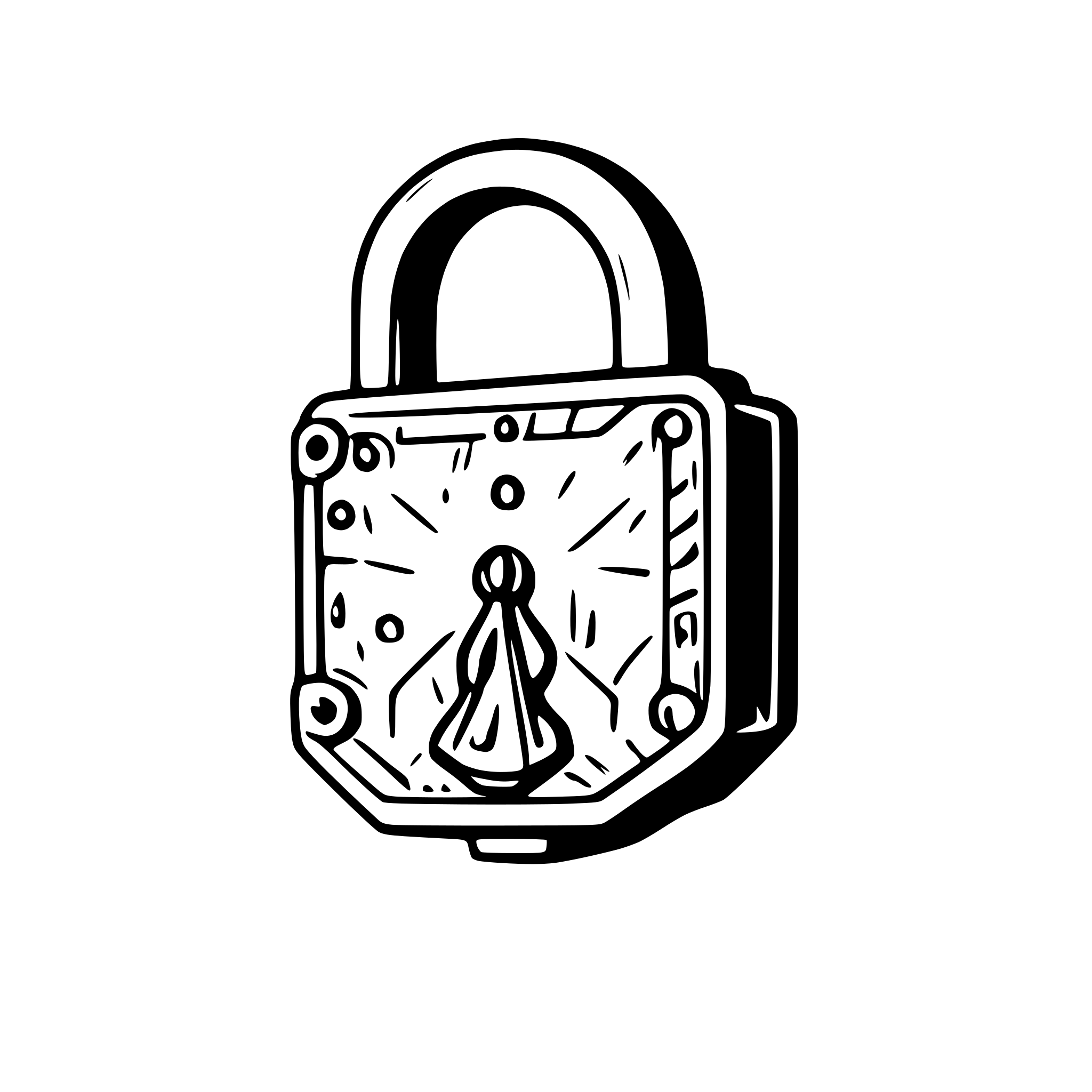 AI-generated SVG of a A ancient victorian lock. Flat, 2d, facing camera. AI-generated SVG of a A ancient victorian lock. Flat, 2d, facing camera.