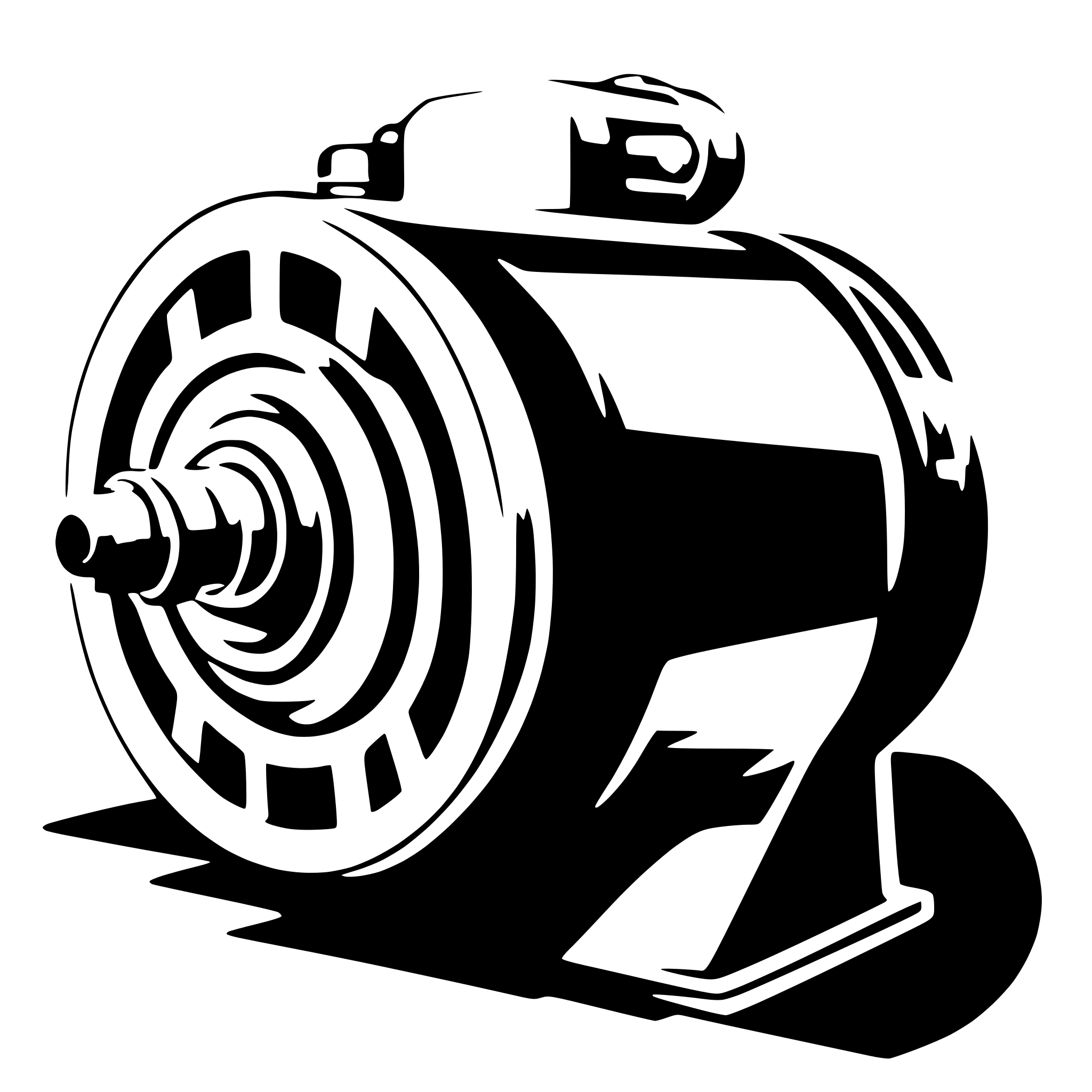 AI-generated SVG of 'Industrial motor'