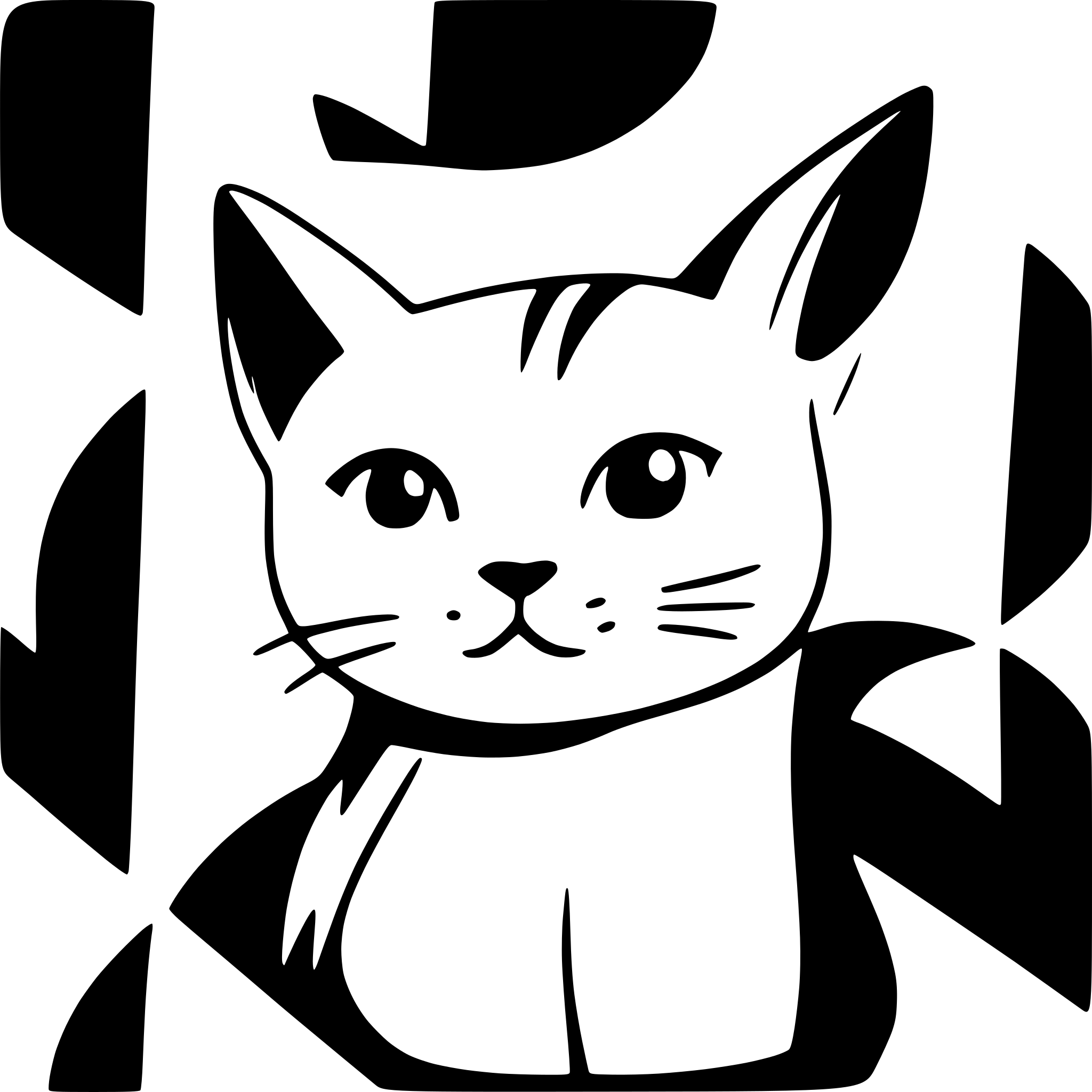 AI-generated SVG of a a cat