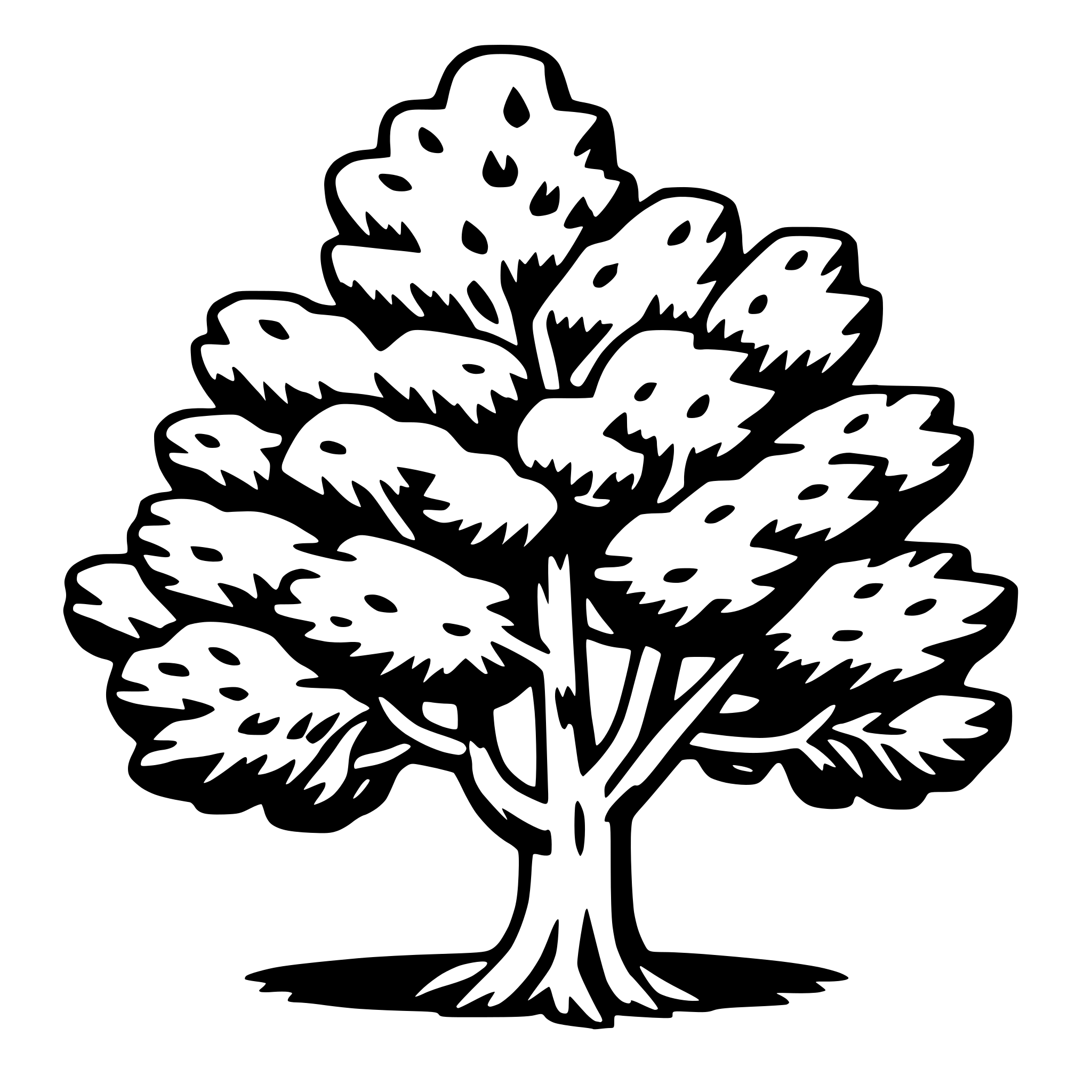 AI-generated SVG of 'juniper tree'