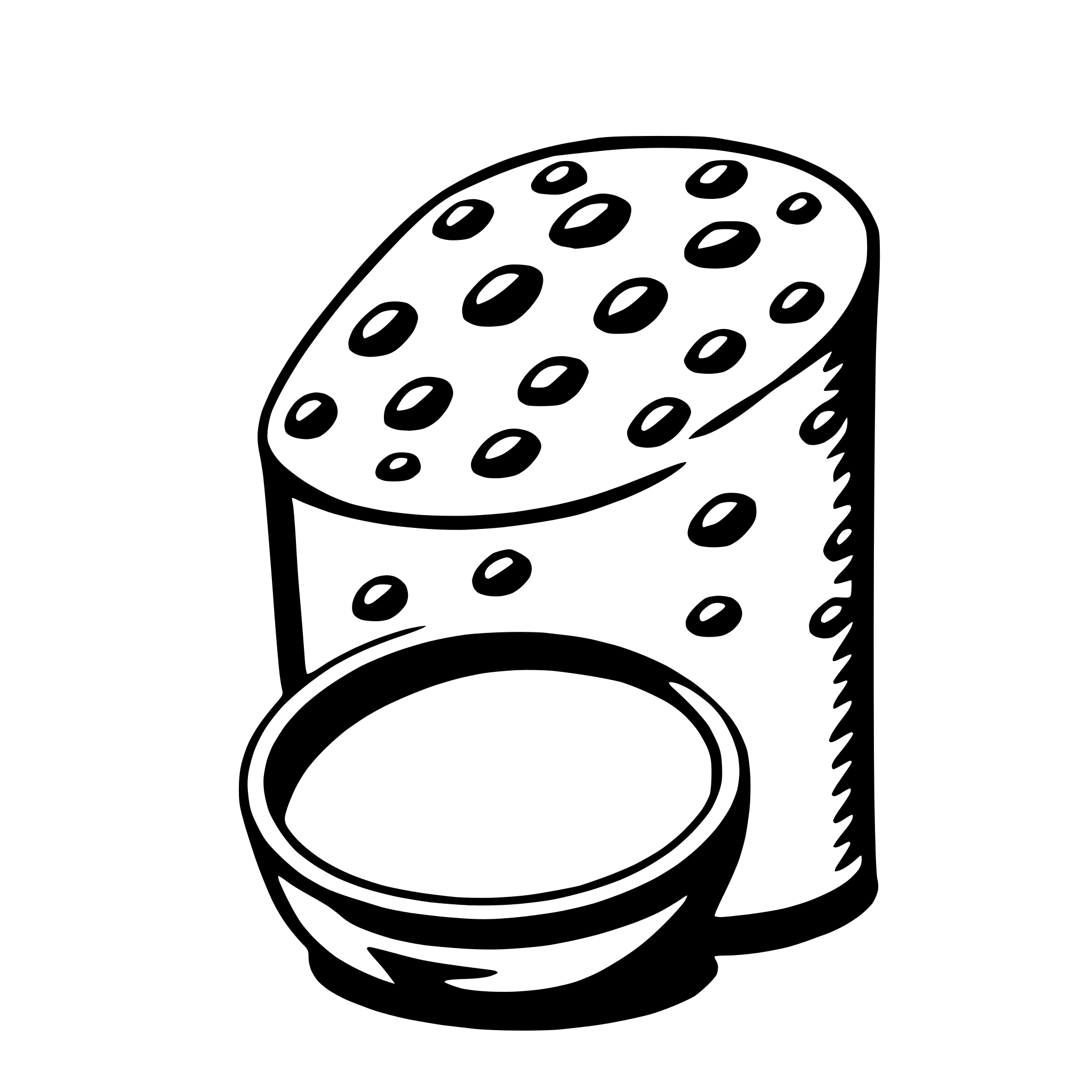AI-generated SVG of 'sesame seed'