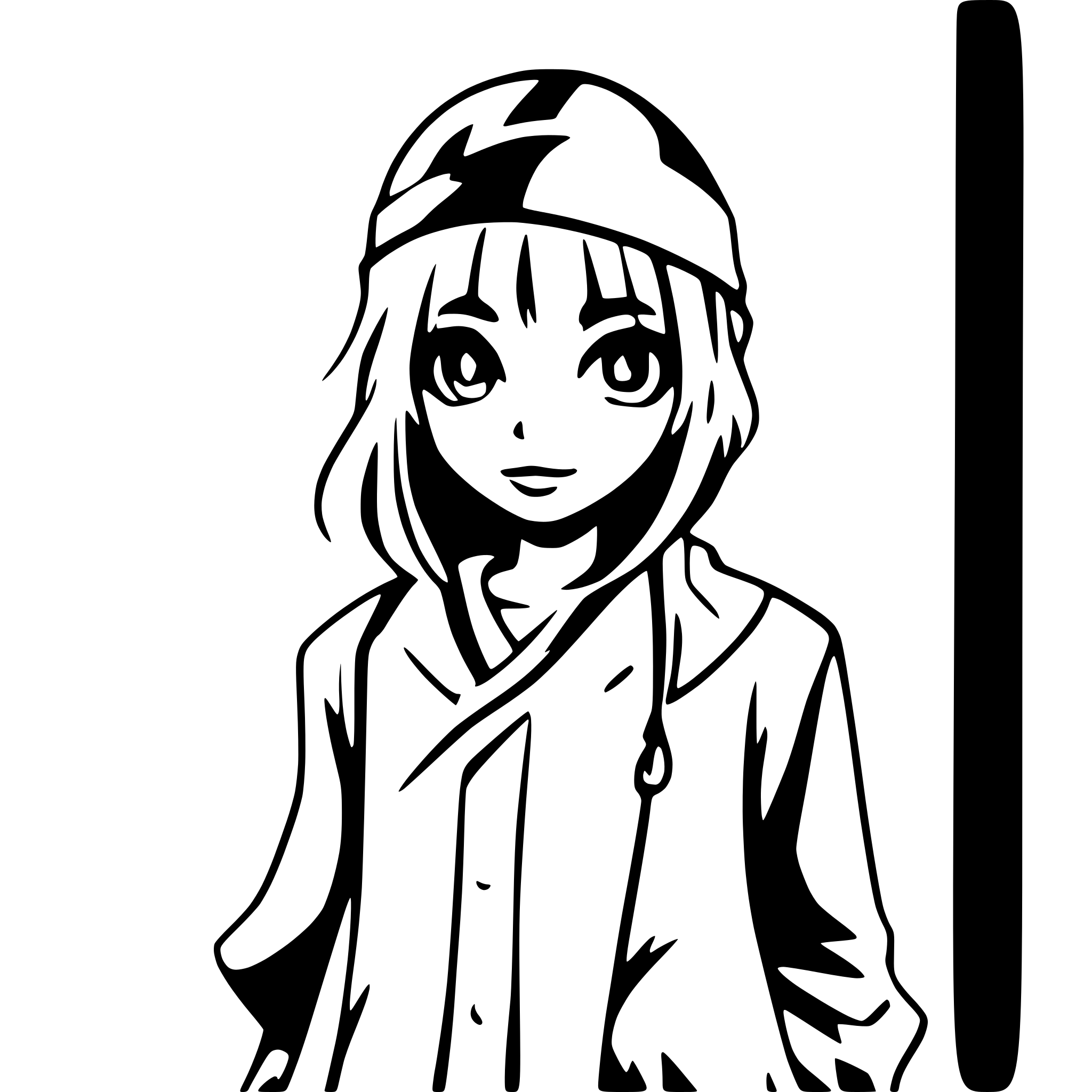 AI-generated SVG of a a beggar