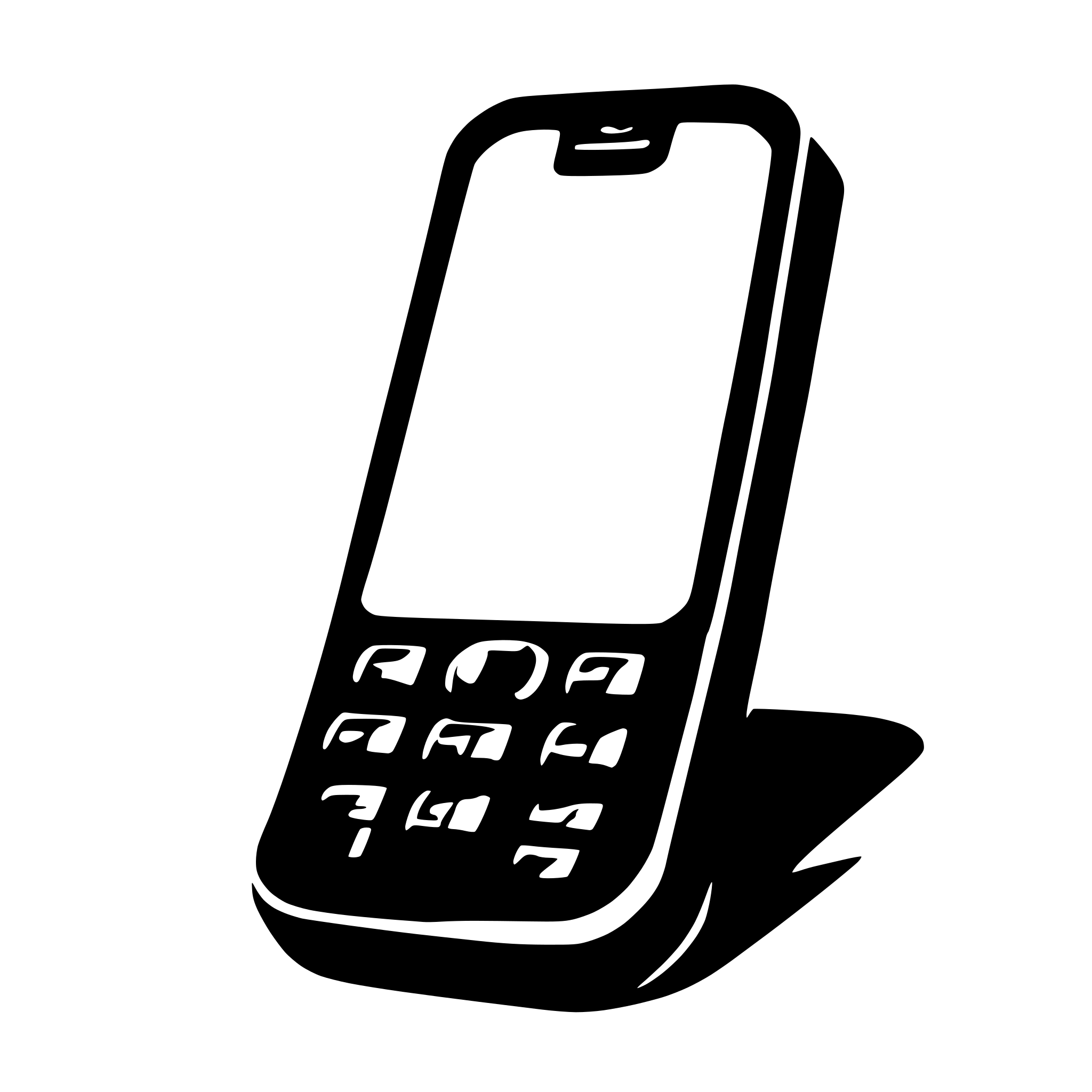 AI-generated SVG of 'cell phone'