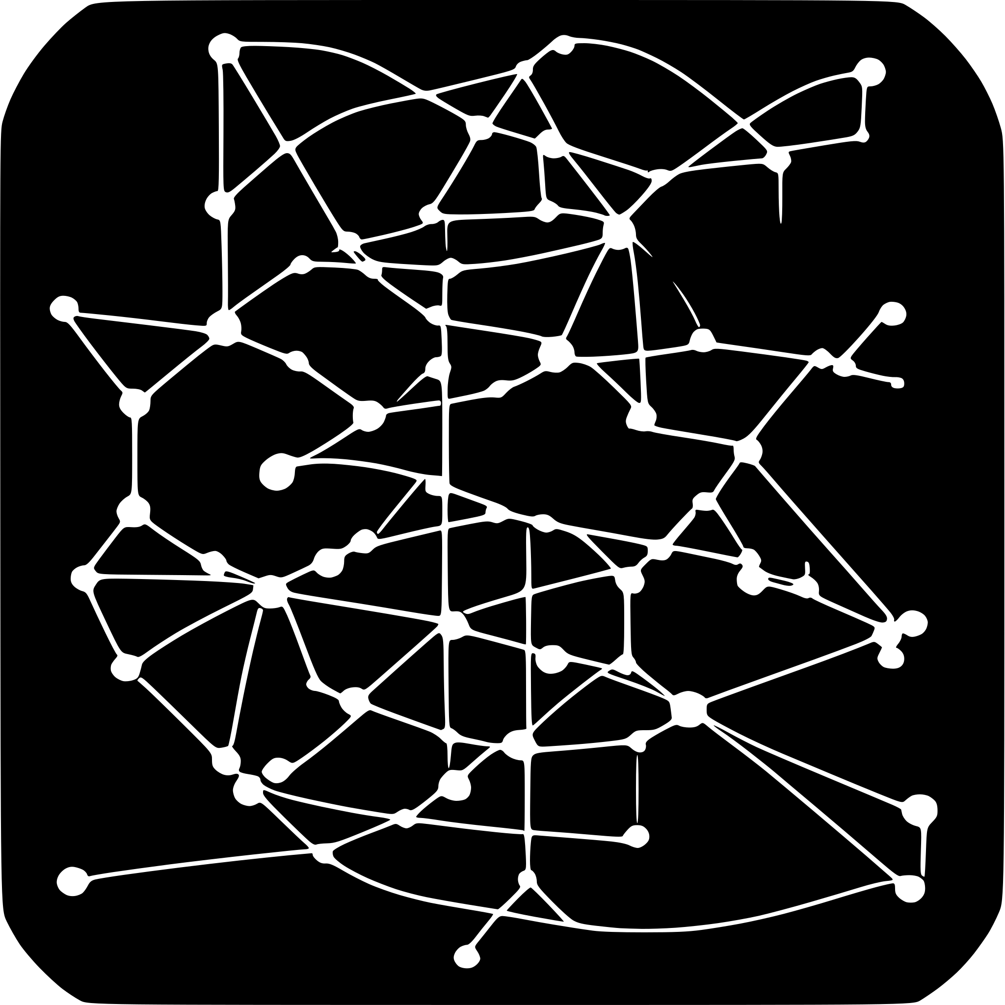 AI-generated SVG of a neural network schematic