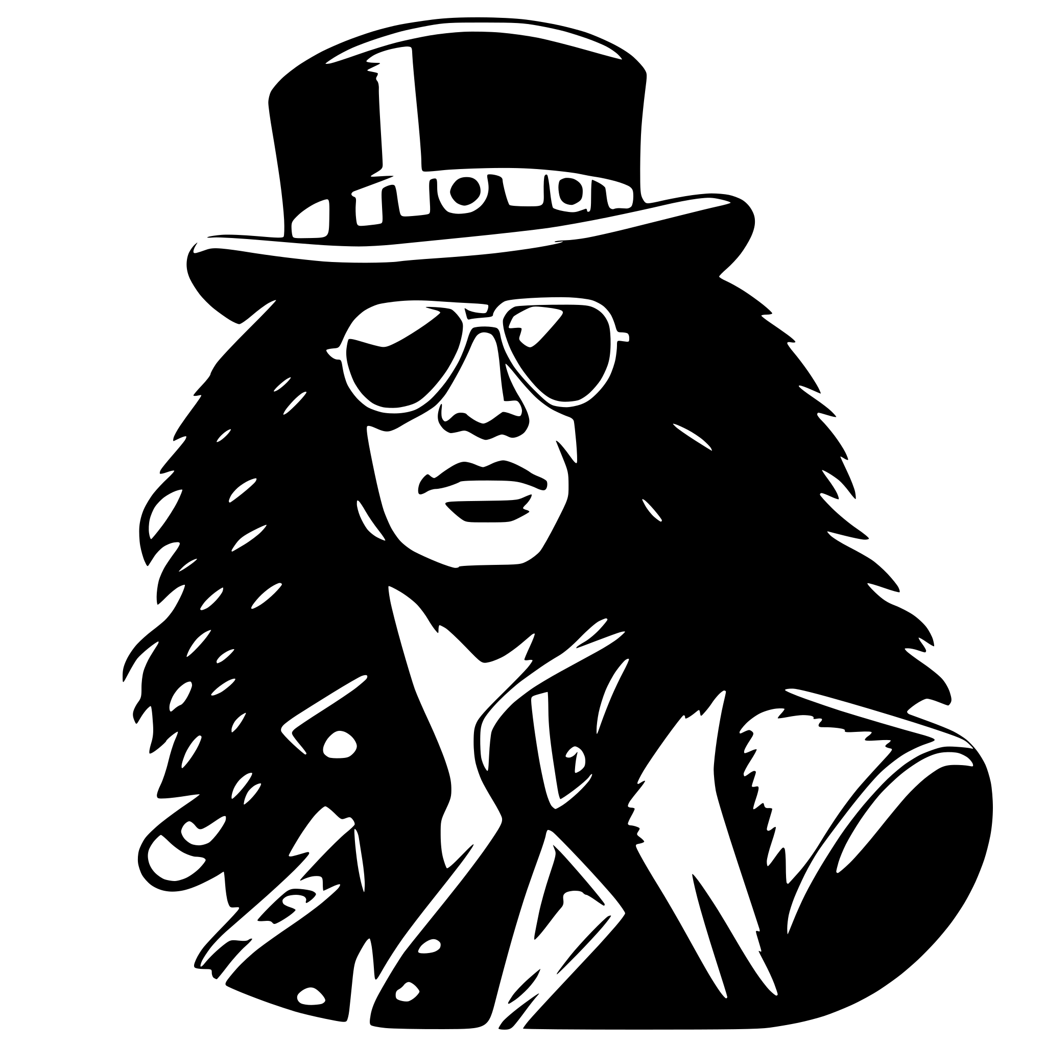AI-generated SVG of 'slash'