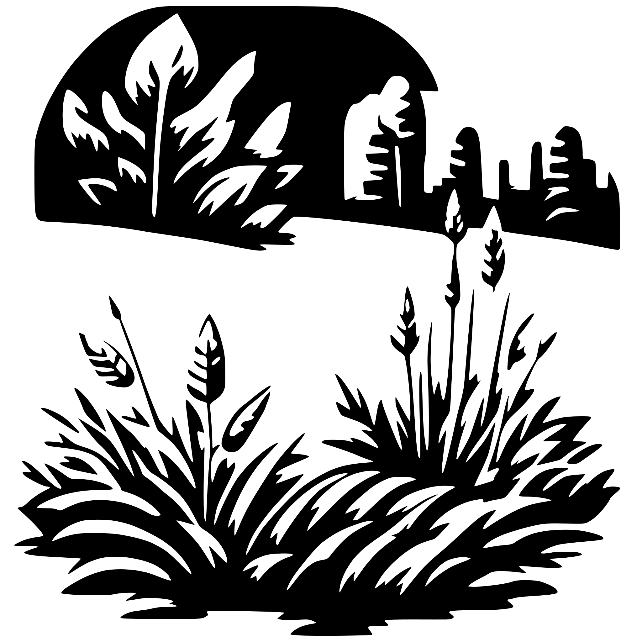 AI-generated SVG of 'grass'