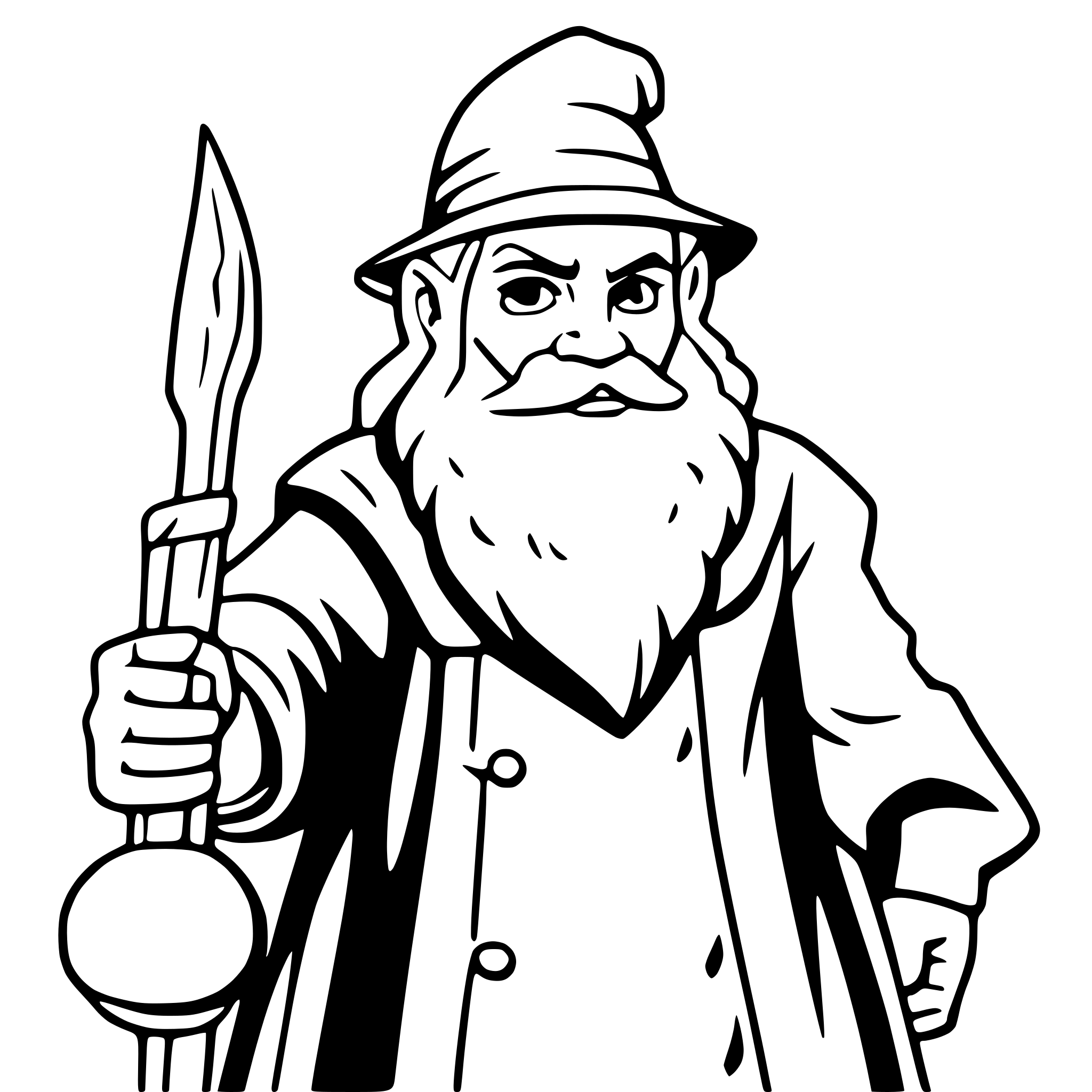 AI-generated SVG of a using Tales of the Valiant lore: Aging, taller than average for gnomish smallfolk sorcerer from Willowbrook who's a homesteader standing next to a 2-person tent