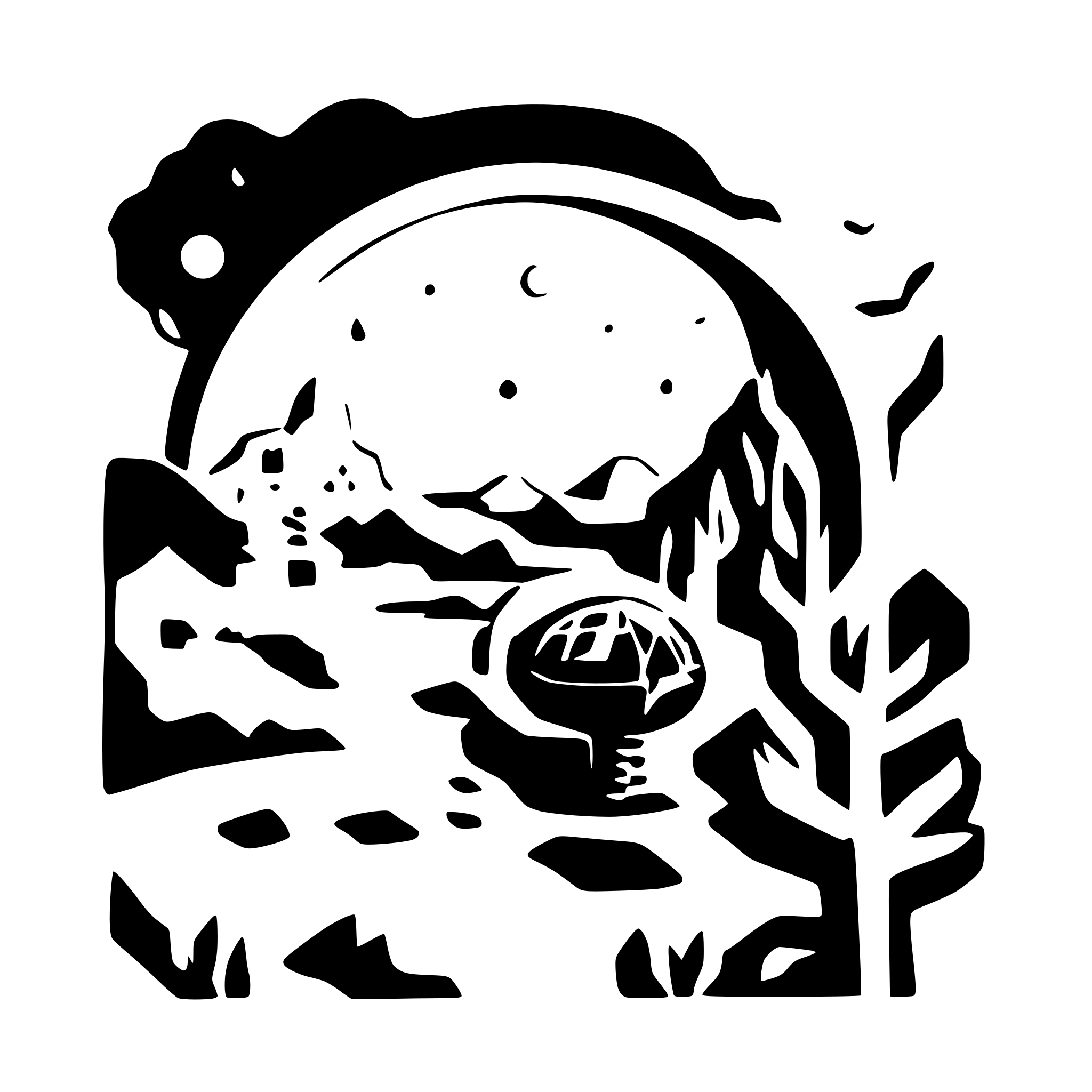 AI-generated SVG of 'habitat on Mars planet'