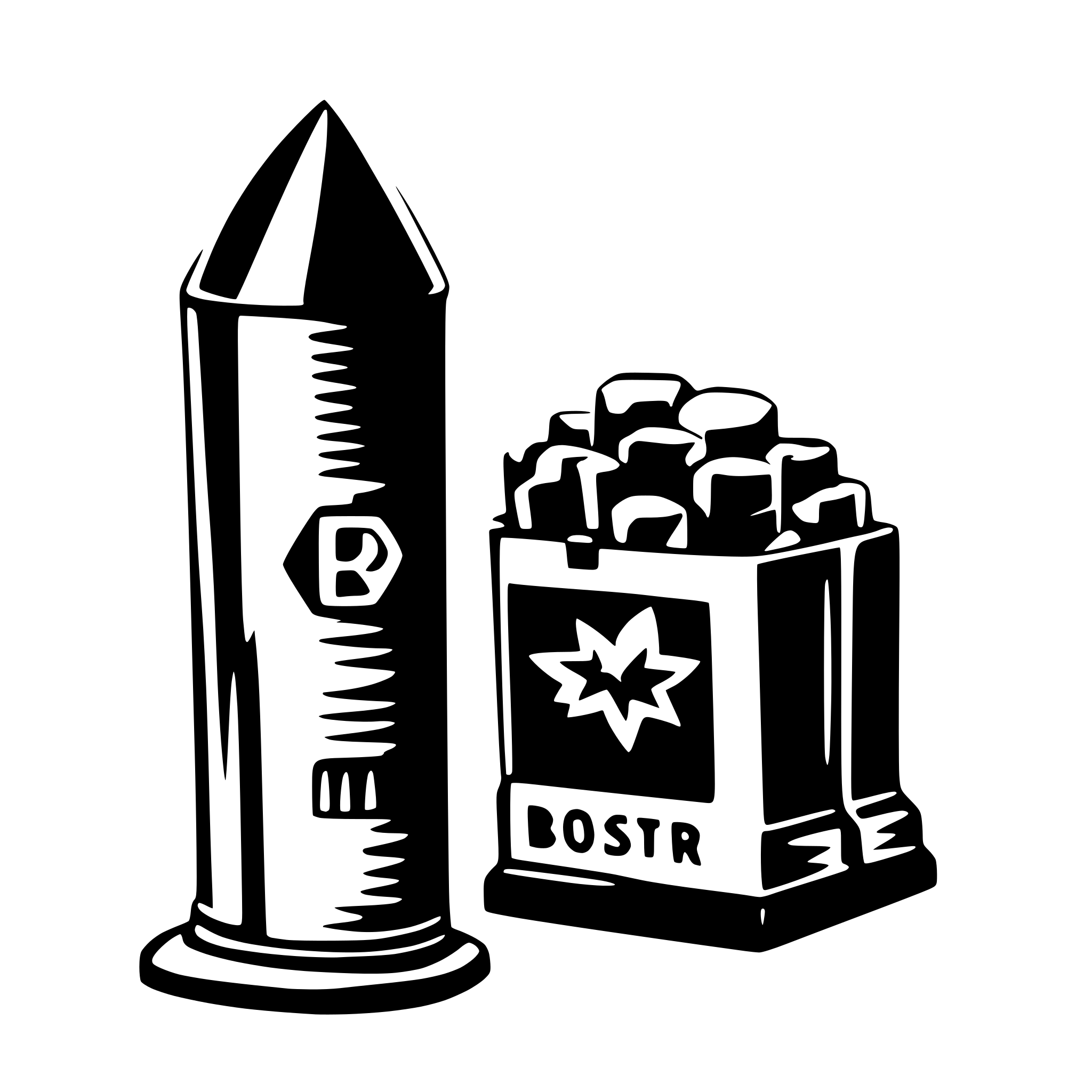 AI-generated SVG of a booster pack