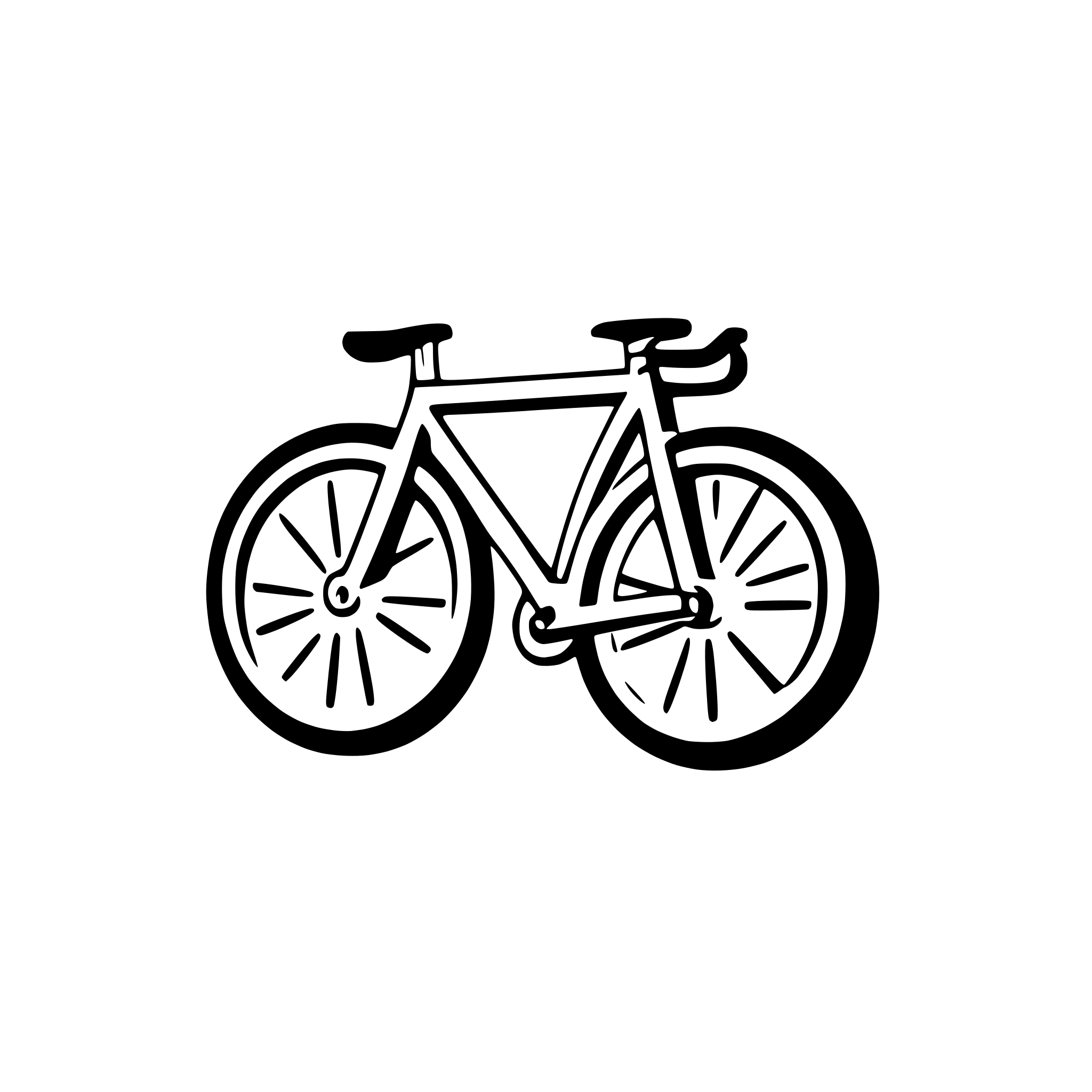 AI-generated SVG of a gravel bike