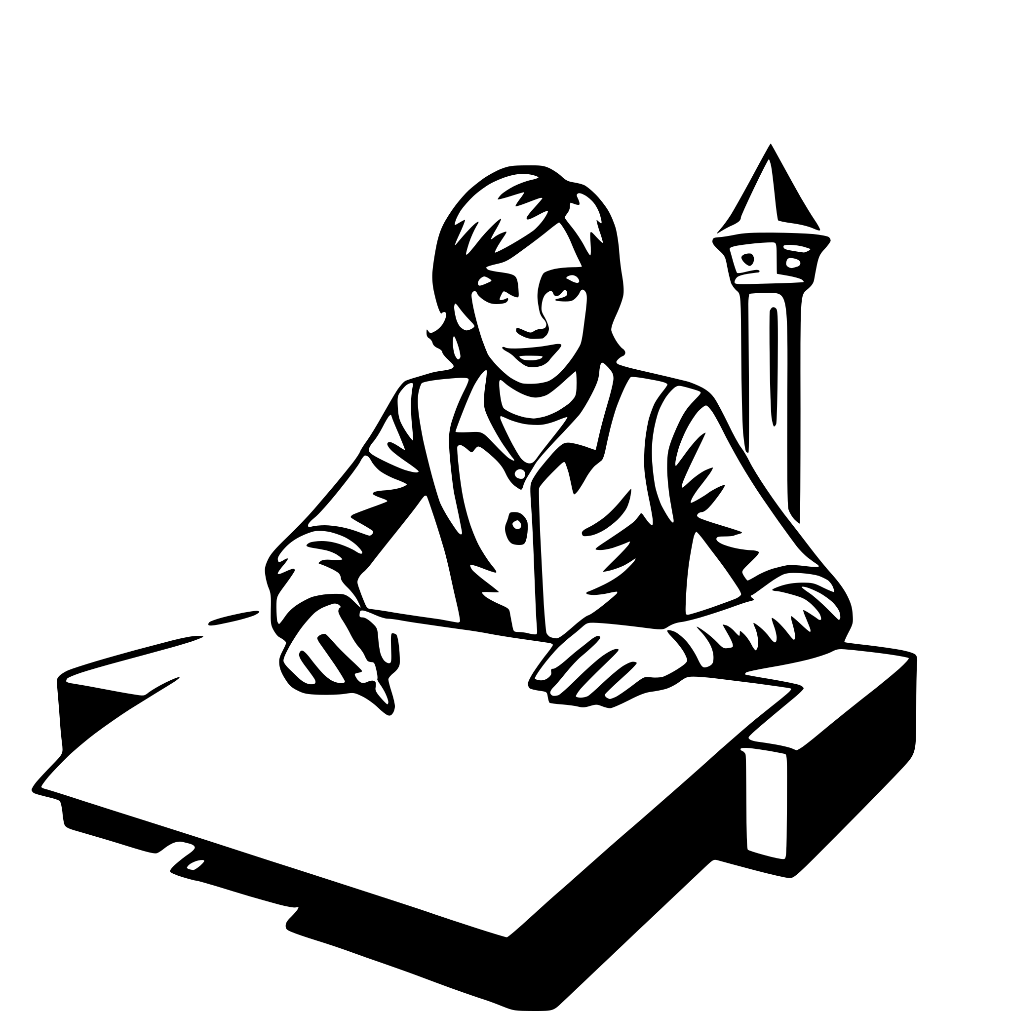 AI-generated SVG of 'cartographer'