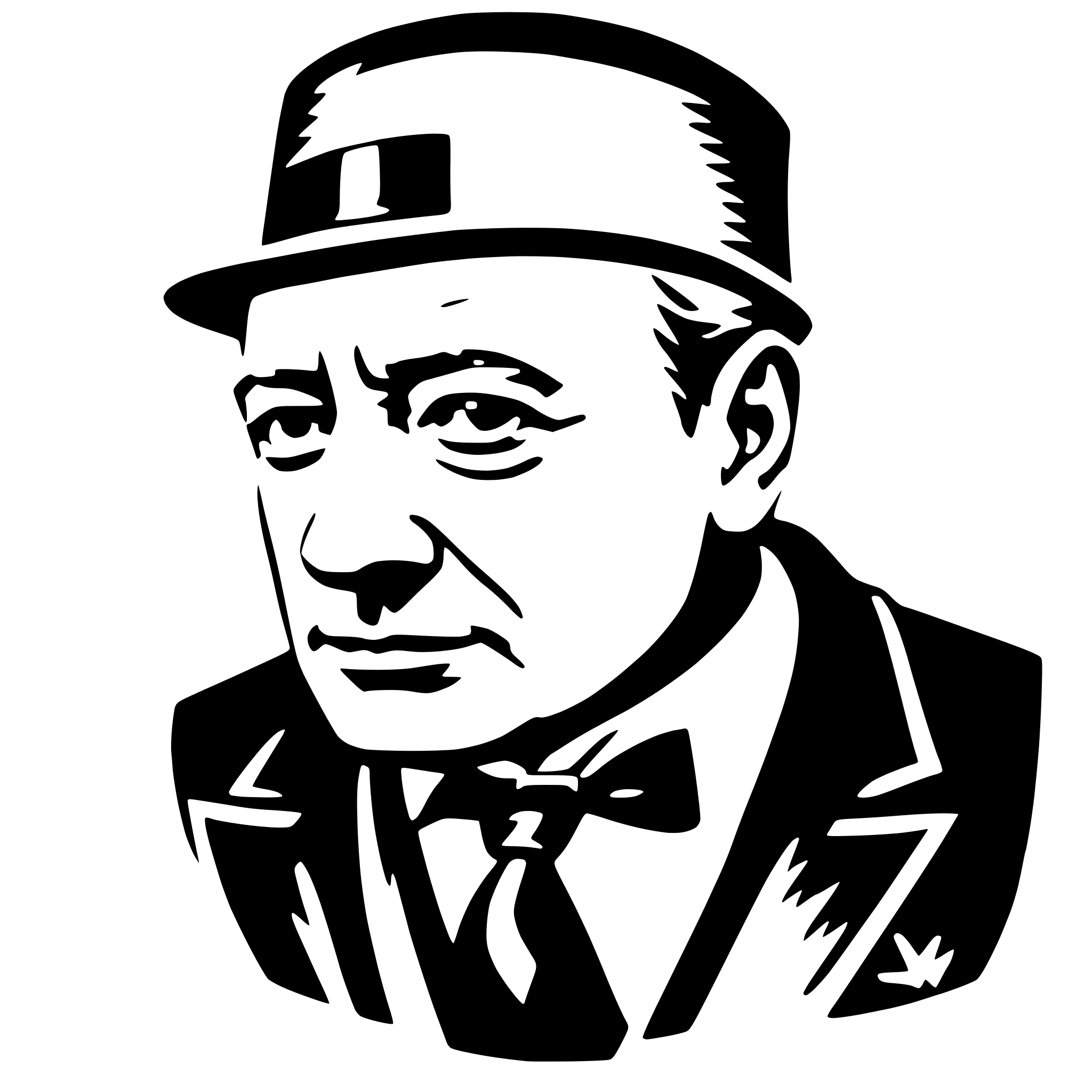 AI-generated SVG of a winston churchill