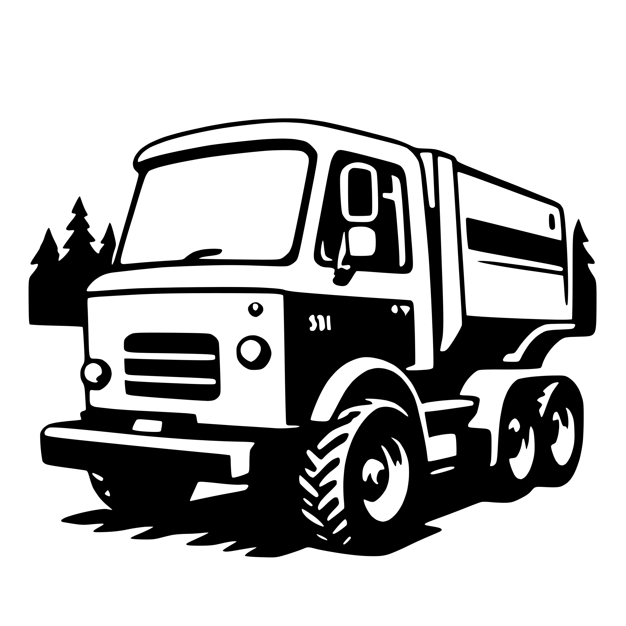 AI-generated SVG of a snowplow