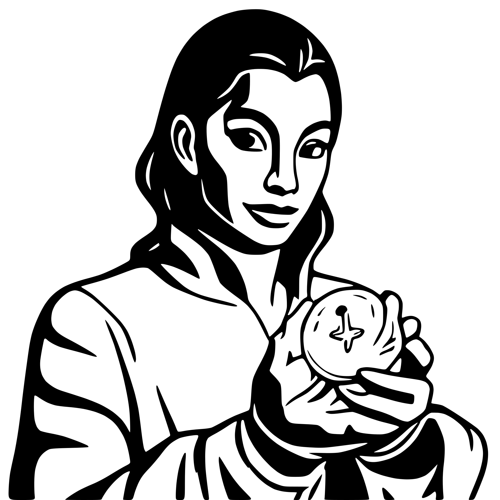 AI-generated SVG of a a male naga (a man with fishlike features) holding a coin in his hands, looking at it