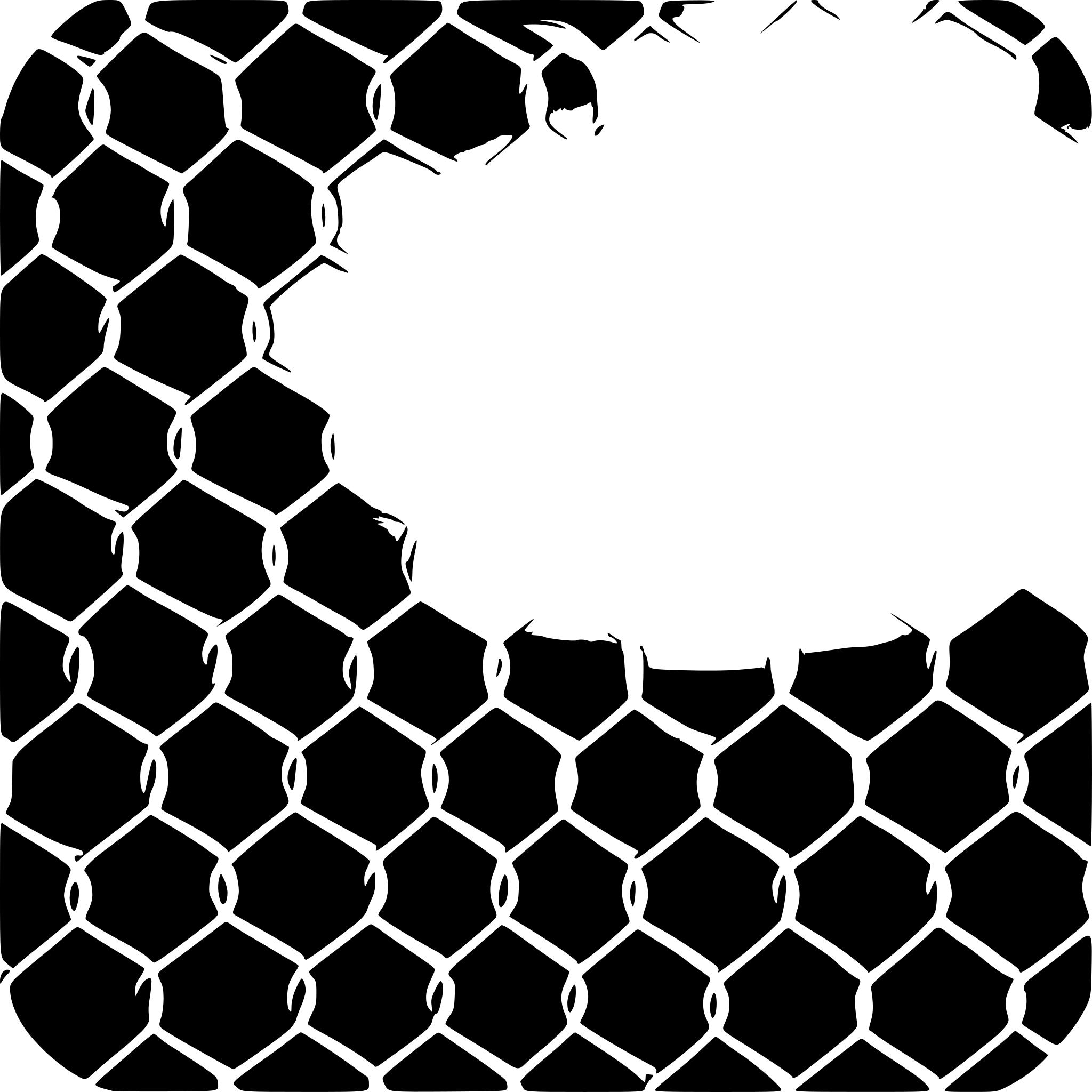 AI-generated SVG of 'Chicken Wire and Netting'