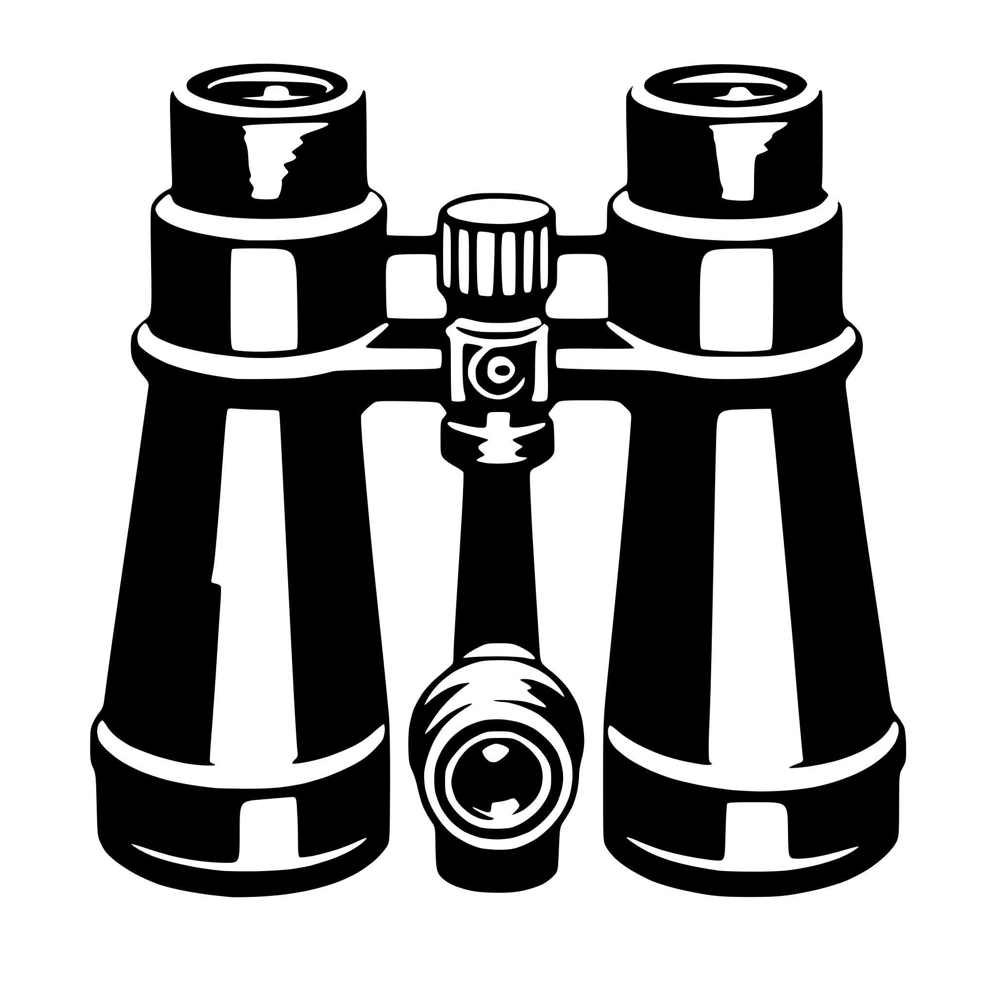 AI-generated SVG of a binoculars
