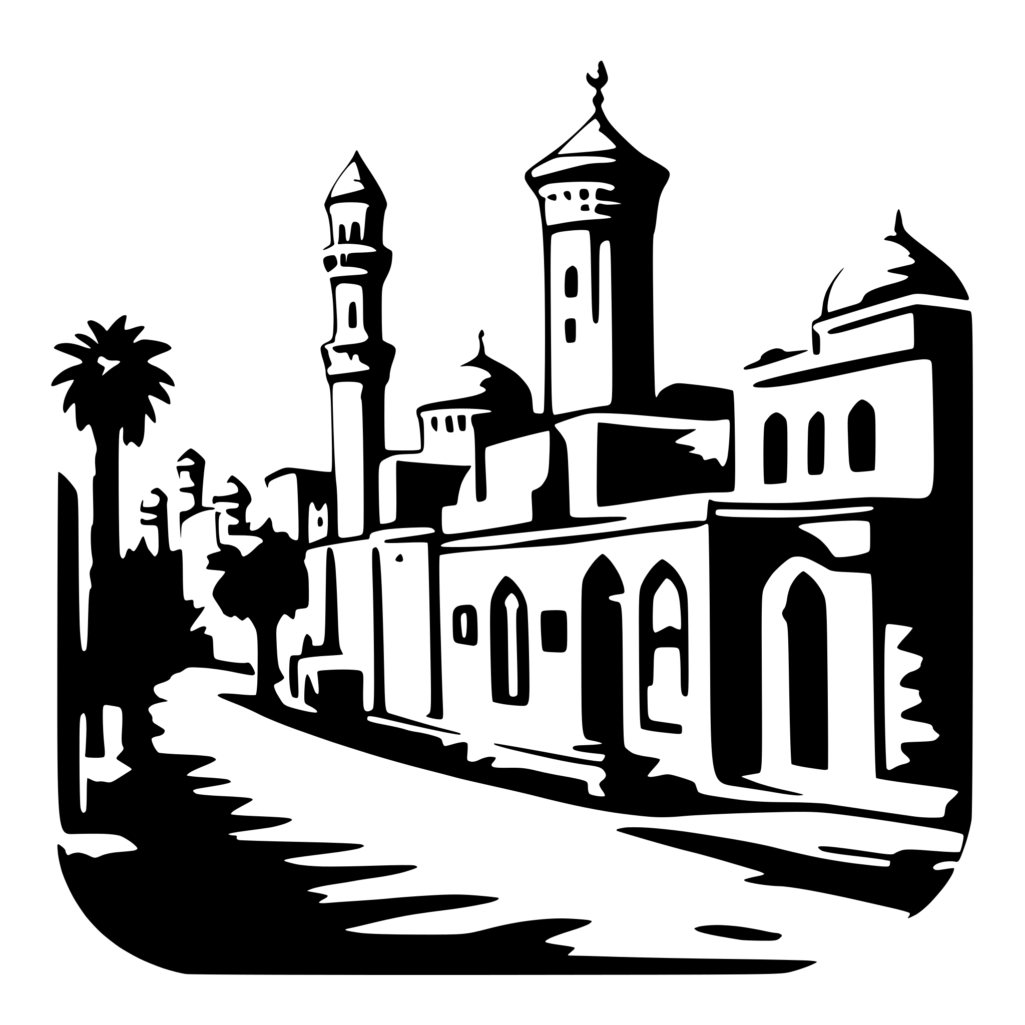 AI-generated SVG of 'damascus'