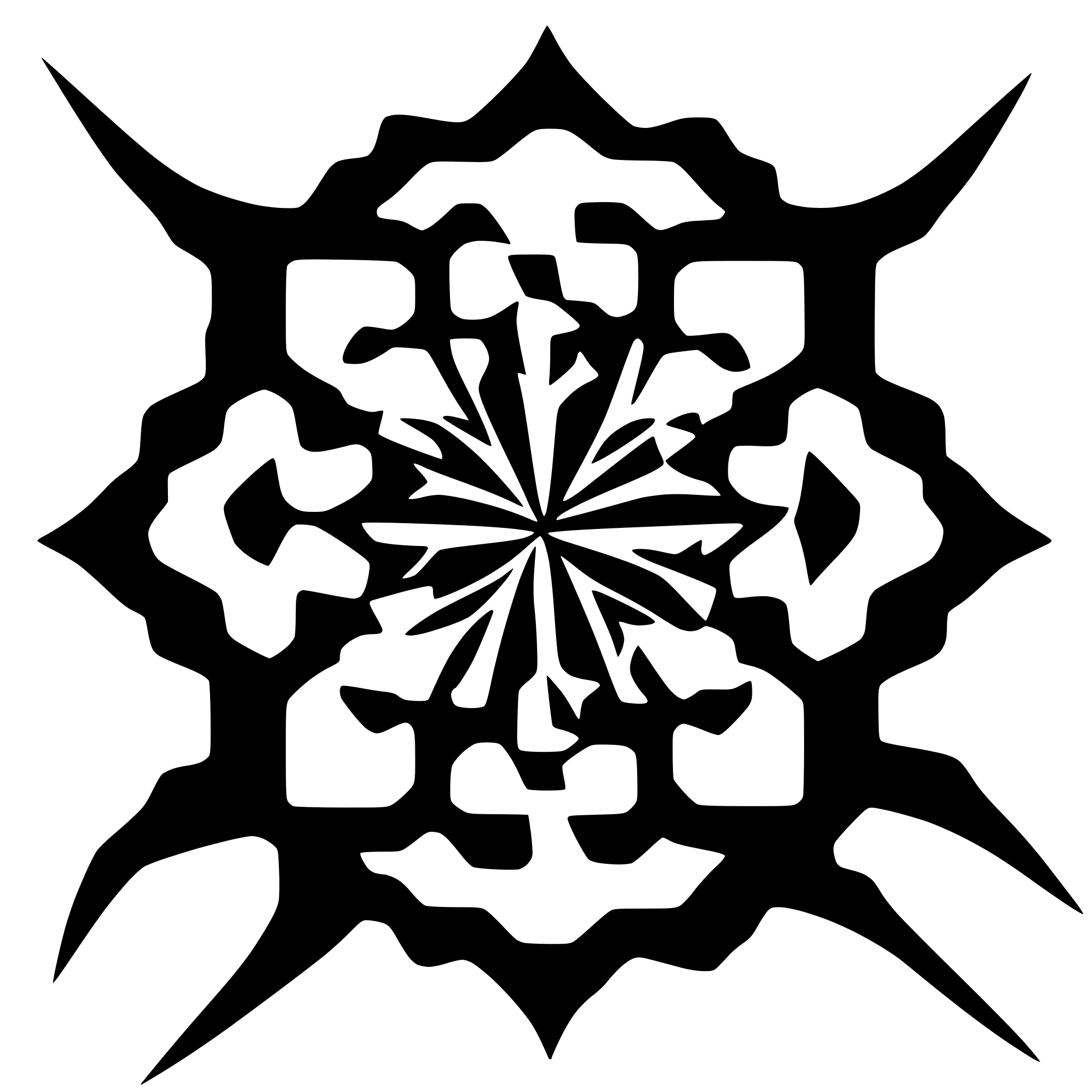 AI-generated SVG of 'fractal design pattern'