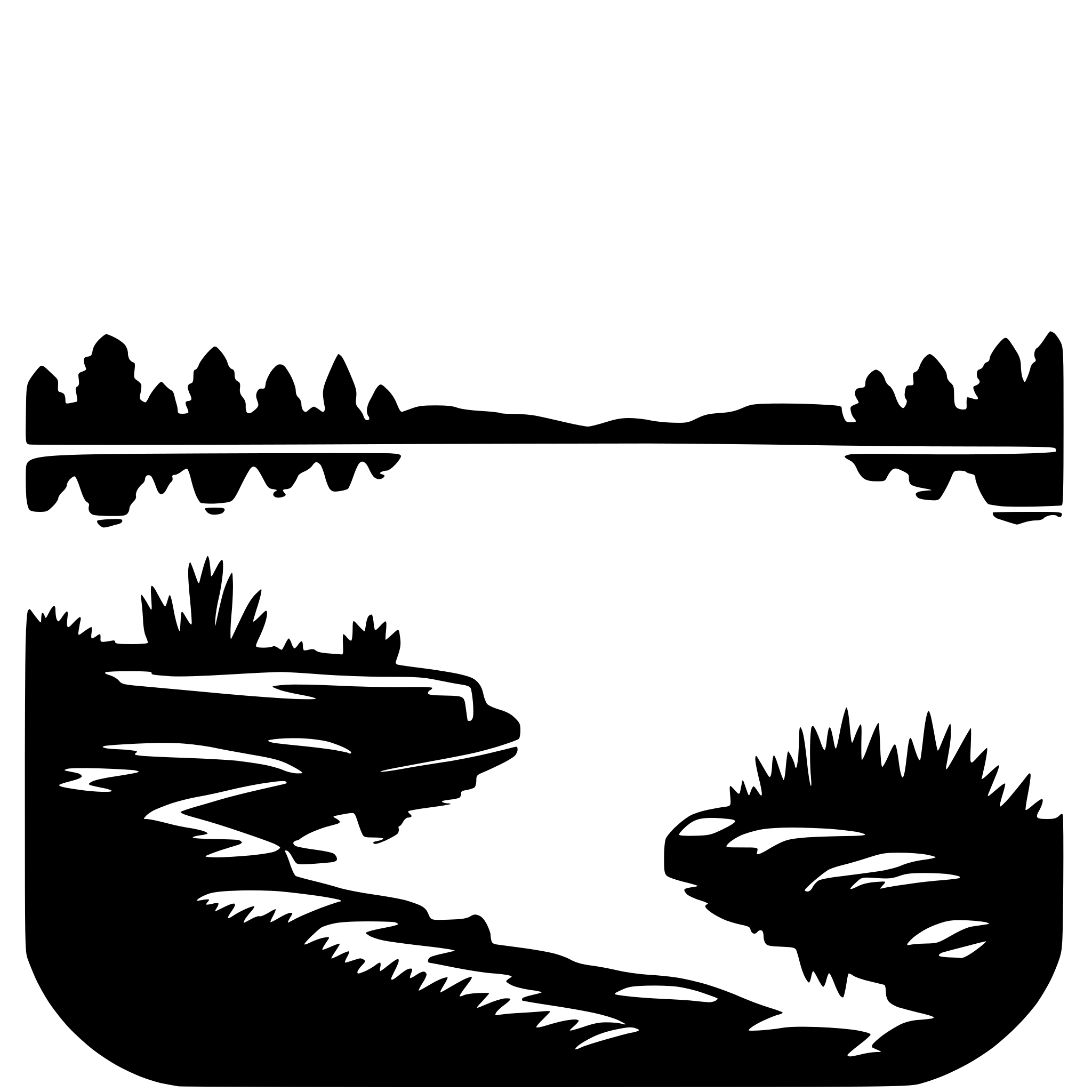 AI-generated SVG of 'sunset over lake'